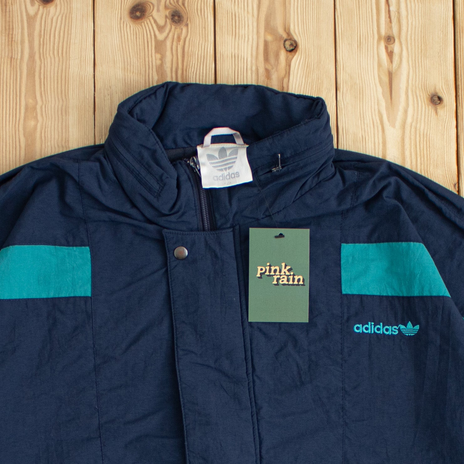 (L) Vintage Adidas Embroidered Jacket