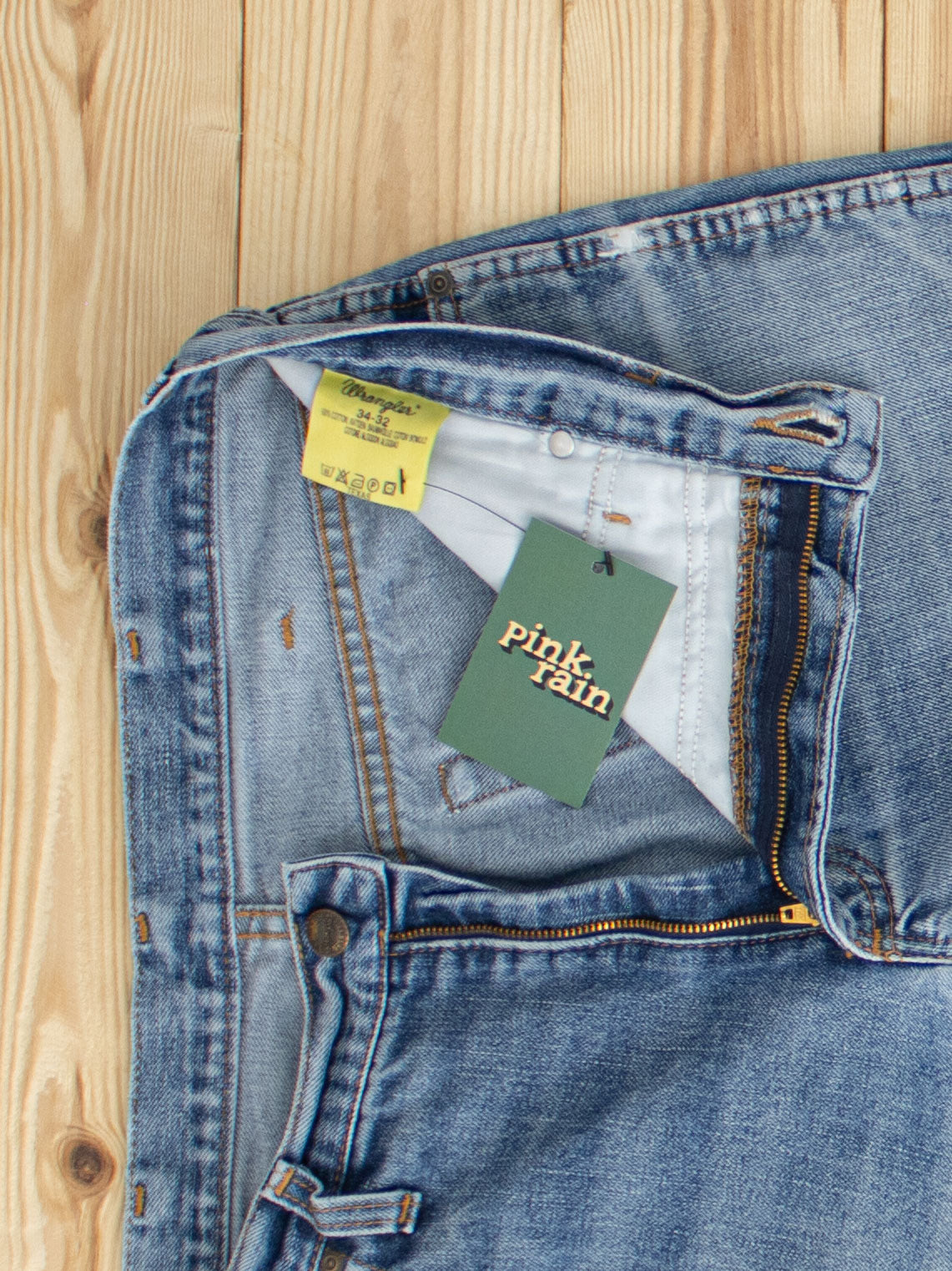 (W34 L32) Reworked Vintage Wrangler Texas Jeans