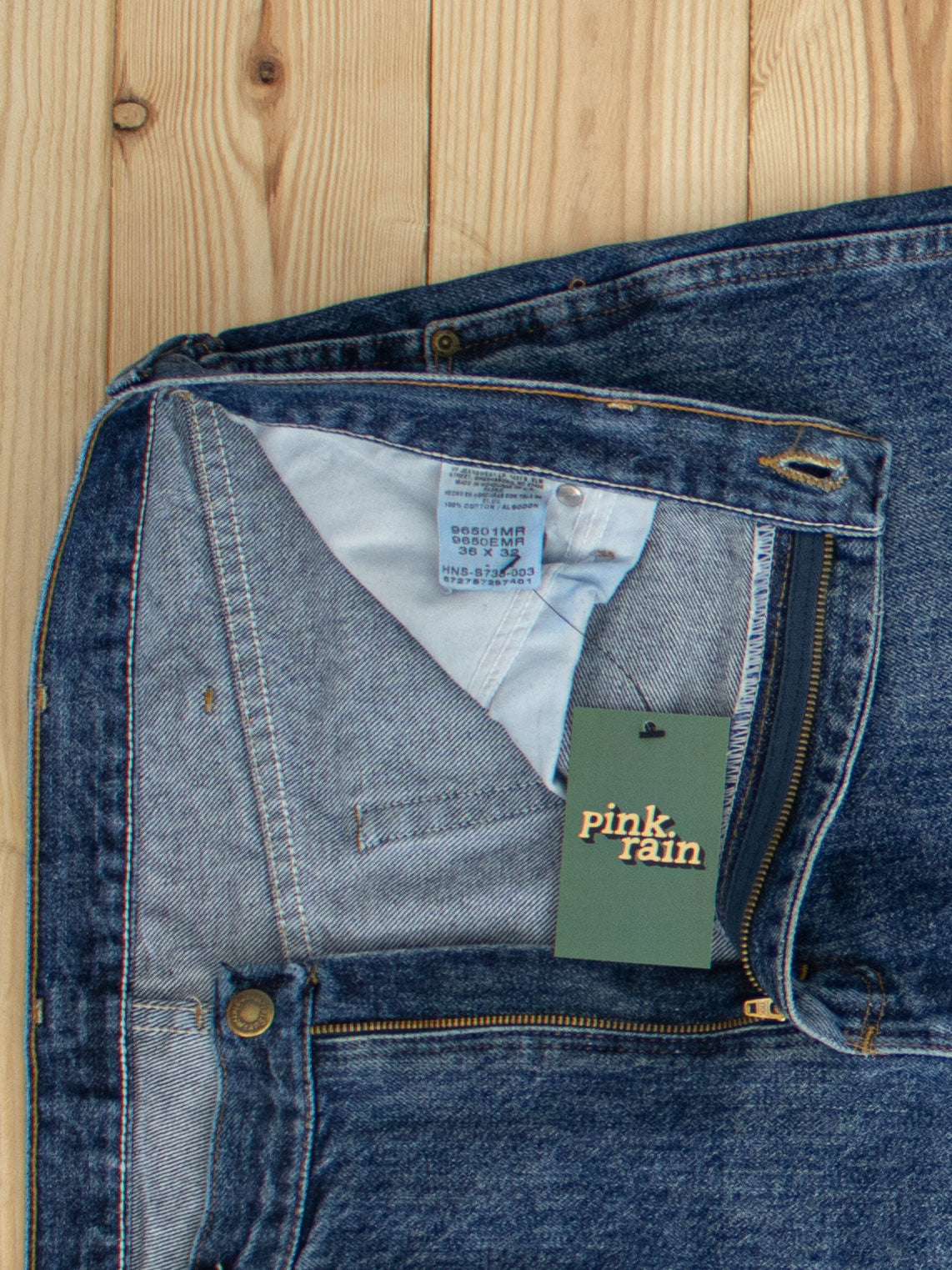 (W36 L32) Reworked Vintage Wrangler Jeans