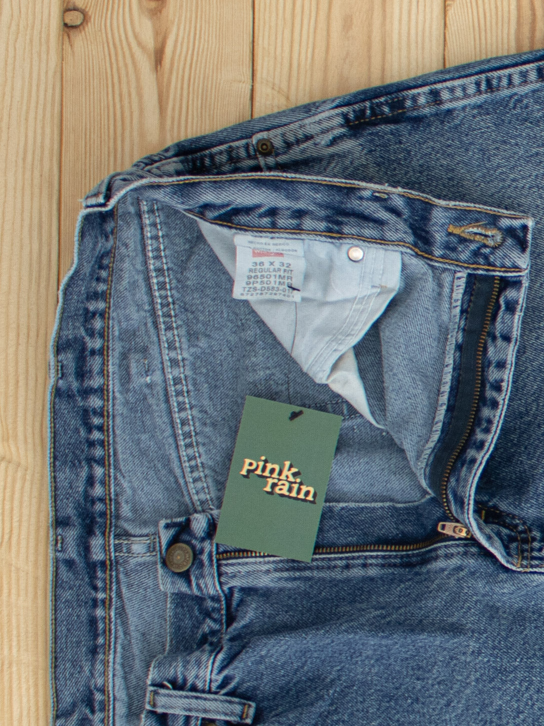 (W36 L32) Reworked Vintage Wrangler Jeans