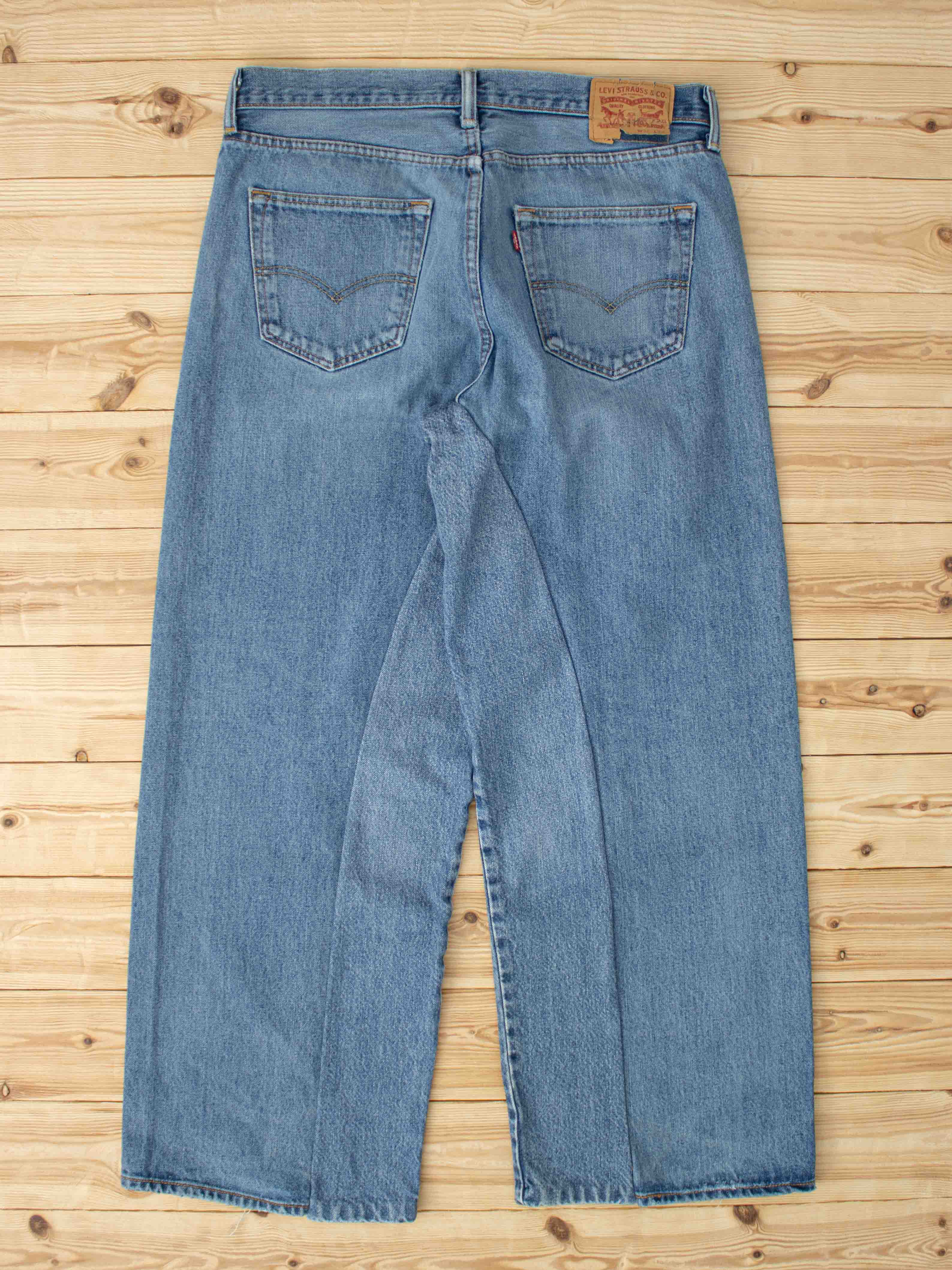 (W34 L32) Reworked Vintage Levi's 501 Jeans