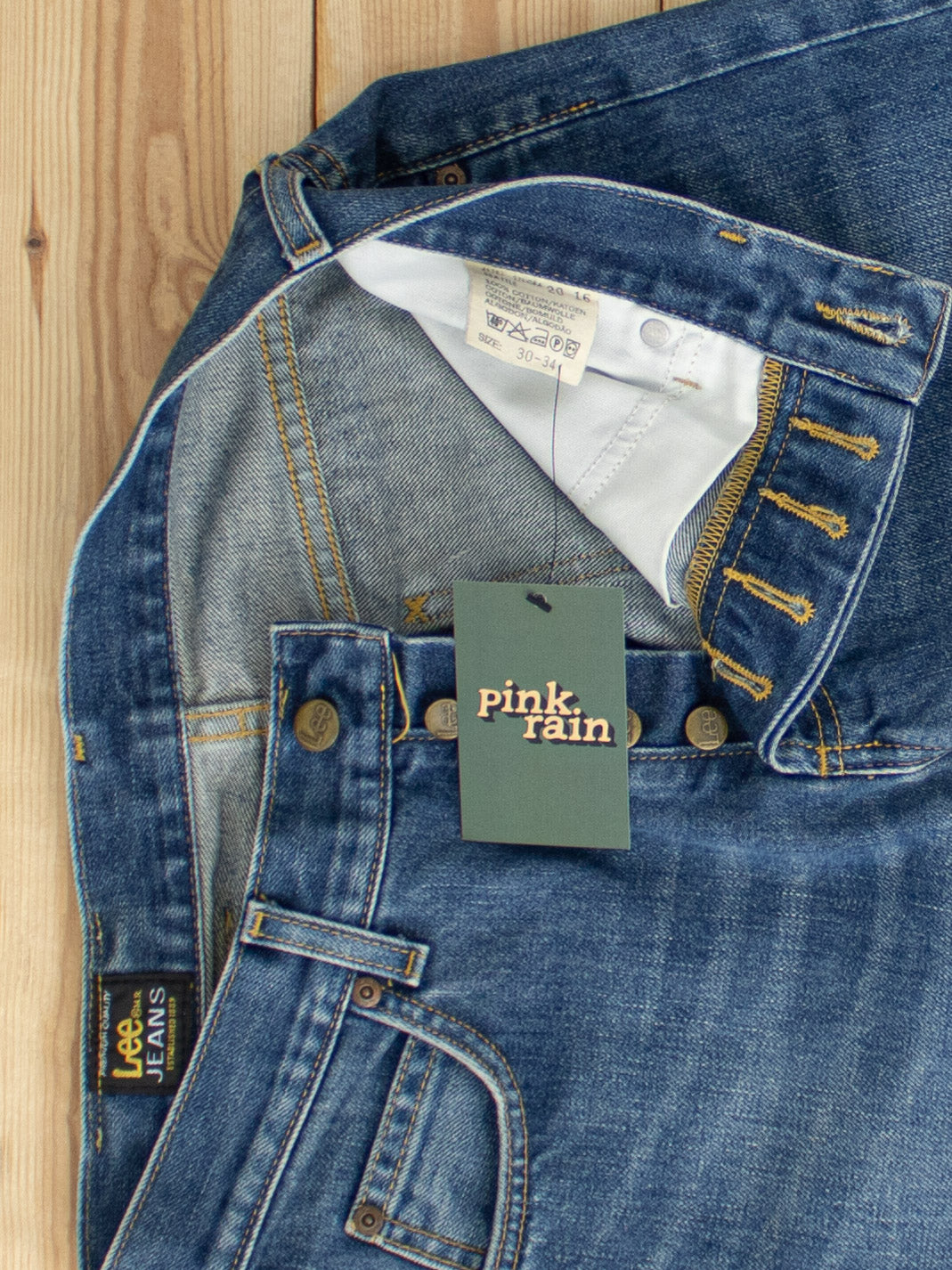 (W30 L34) Reworked Vintage Lee Seattle Jeans