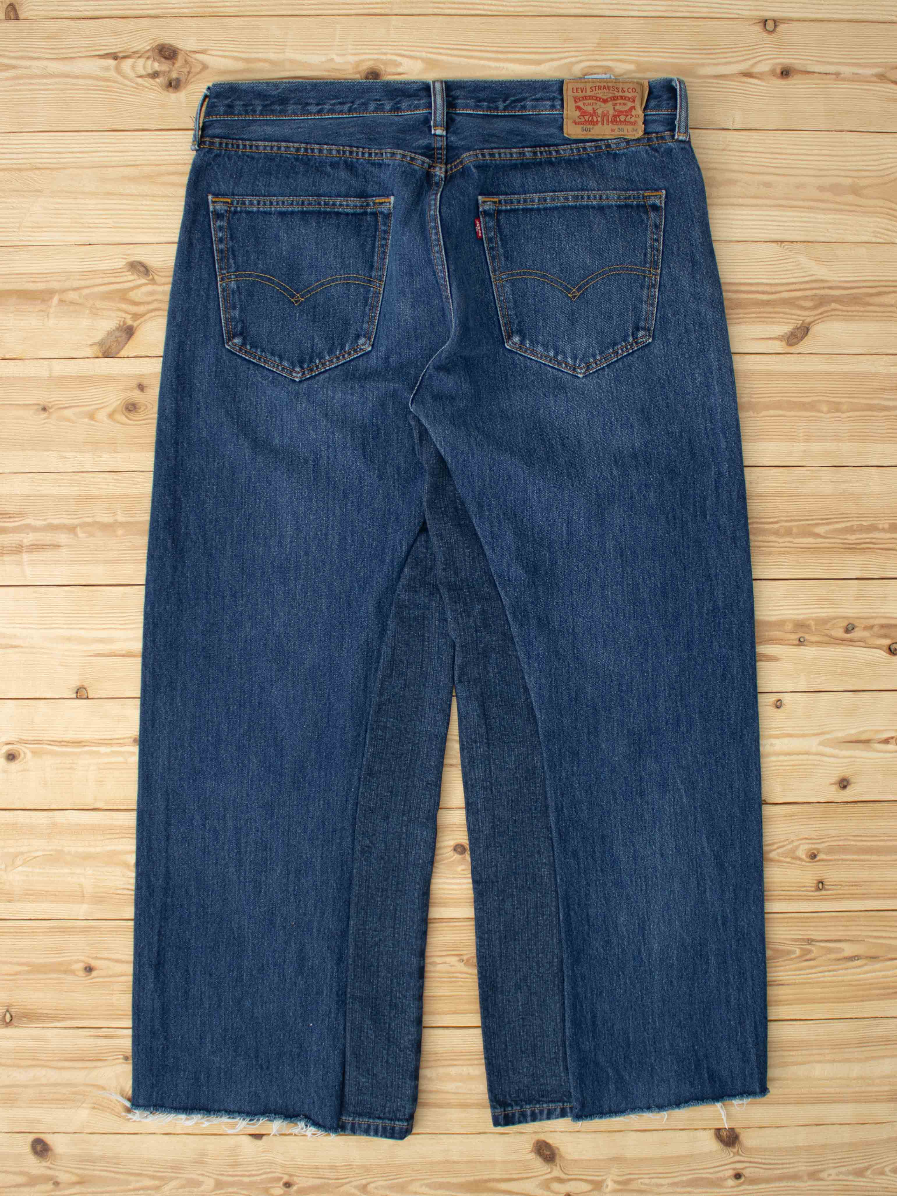(W36 L34) Reworked Vintage Levi's 501 Jeans