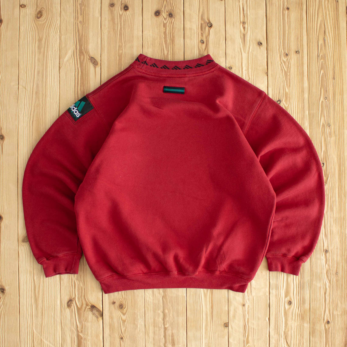 (S/M) Adidas Equipment Vintage Embroidered Sweatshirt Red