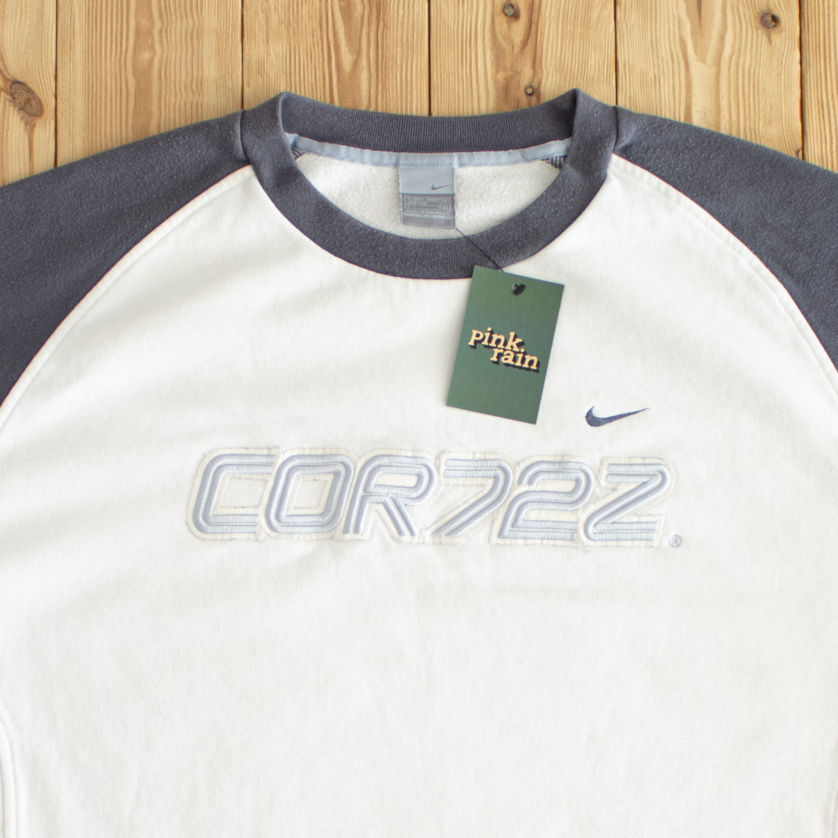(XL) Nike Cortez Vintage Embroidered Sweatshirt White