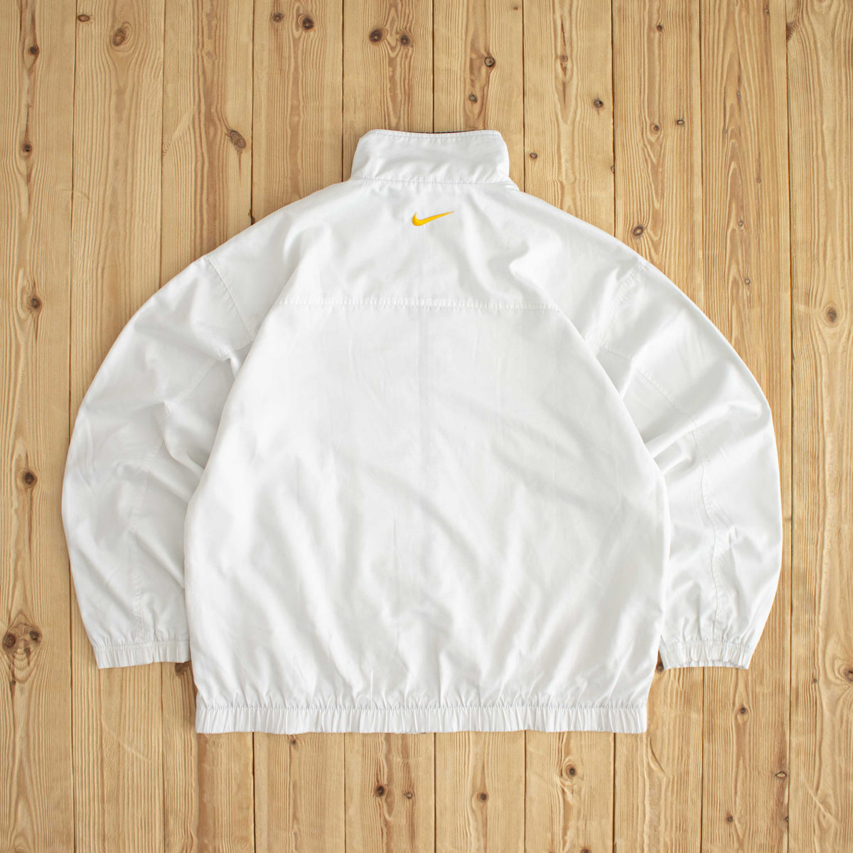 (M/L) Nike Vintage Embroidered Light Jacket White