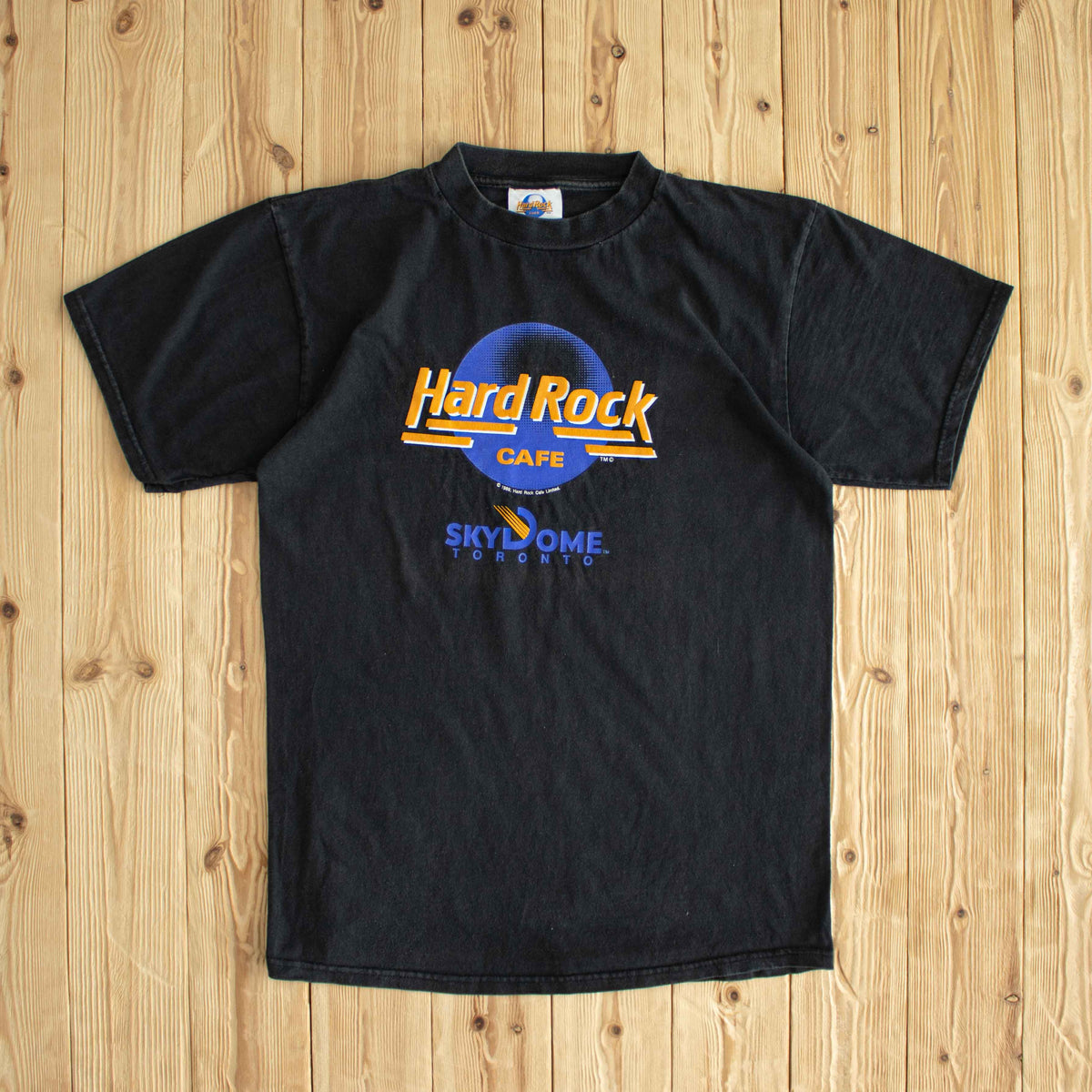 (M) 1989 Hard Rock Cafe Canada Vintage T-Shirt Black