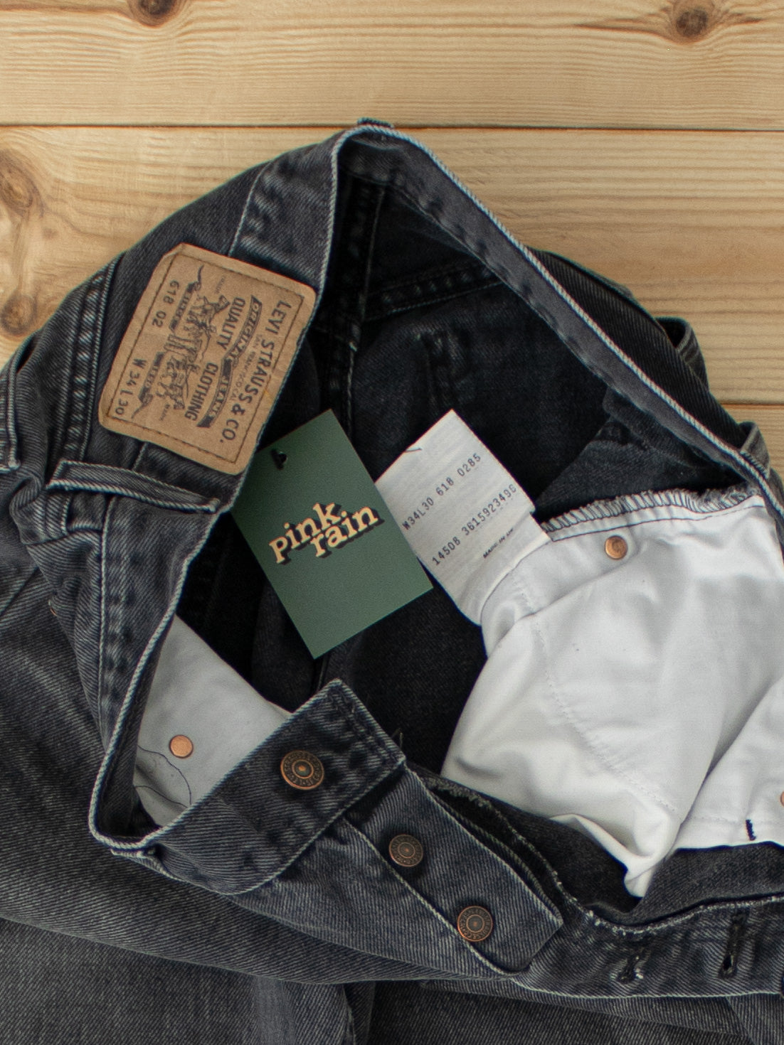 (W34/L30) Vintage Levi's 618 Orange Tab Jeans