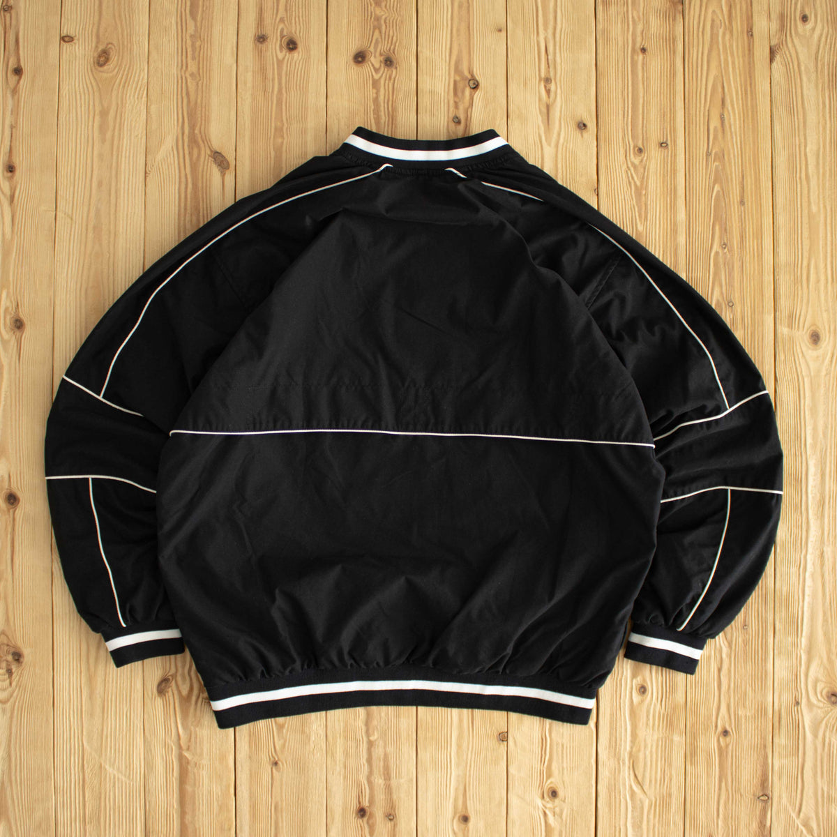 (L/XL) Nike Golf Vintage Essential Embroidered Windbreaker Black