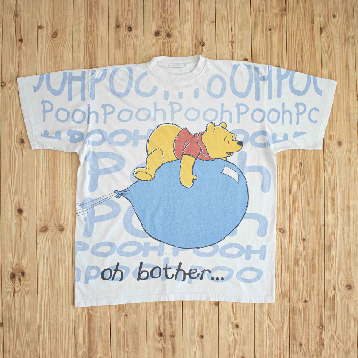 (L/XL) Disney Winnie The Pooh Vintage T-Shirt White