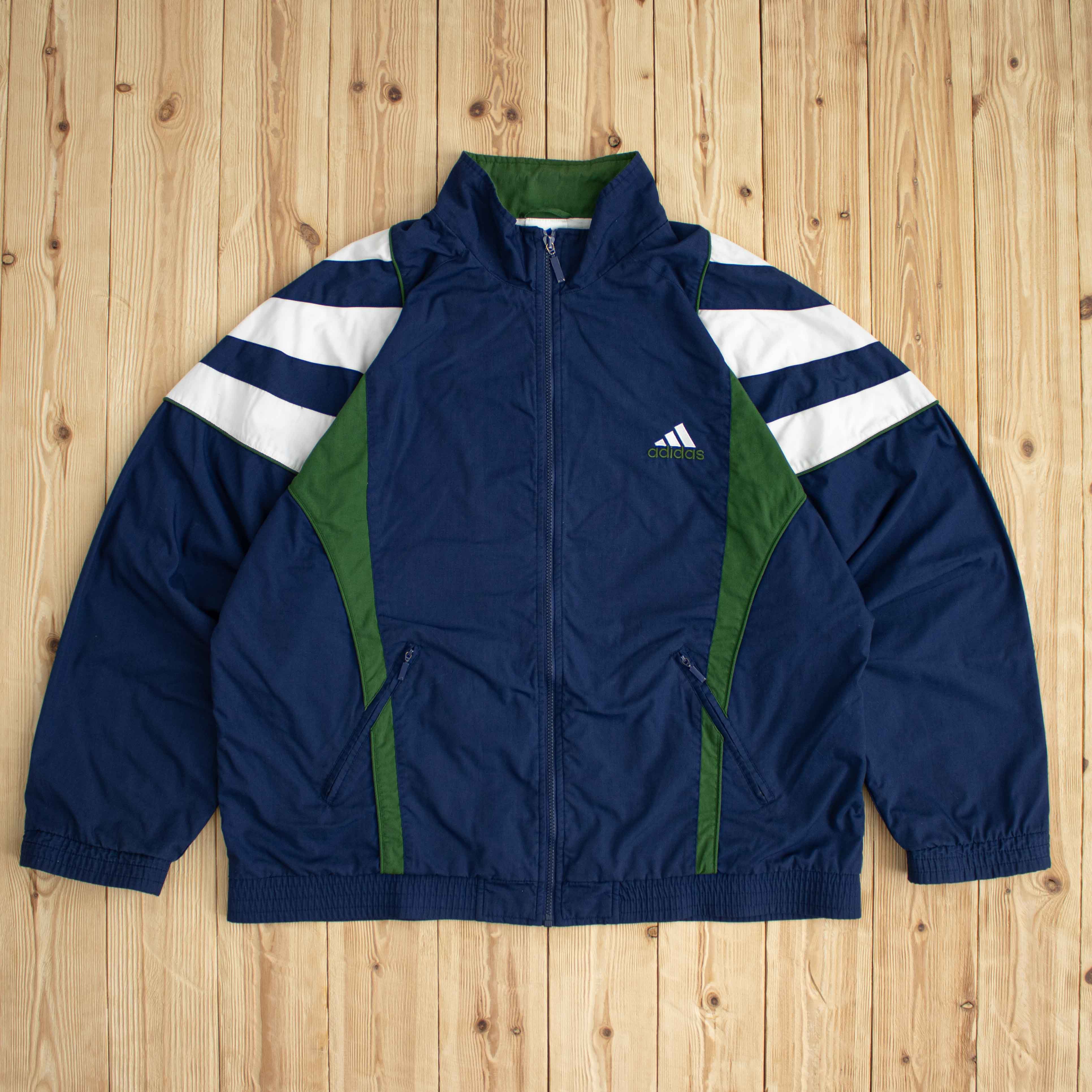 (XL) Vintage Adidas Embroidered Jacket