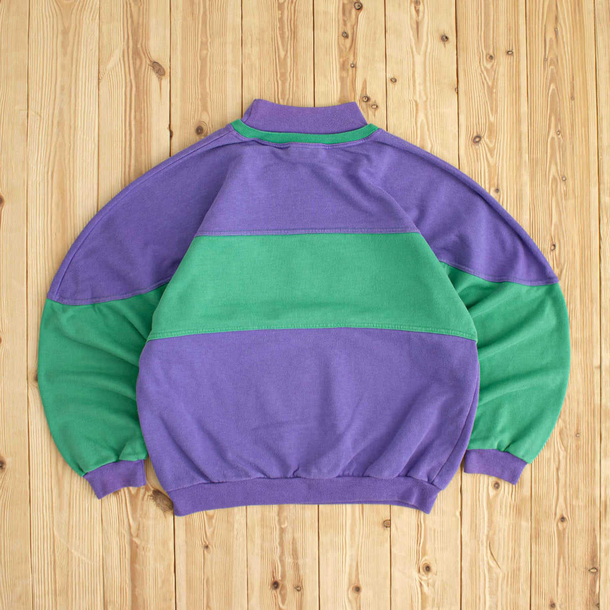 (S/M) Adidas Spell Out Vintage Embossed Sweatshirt Purple