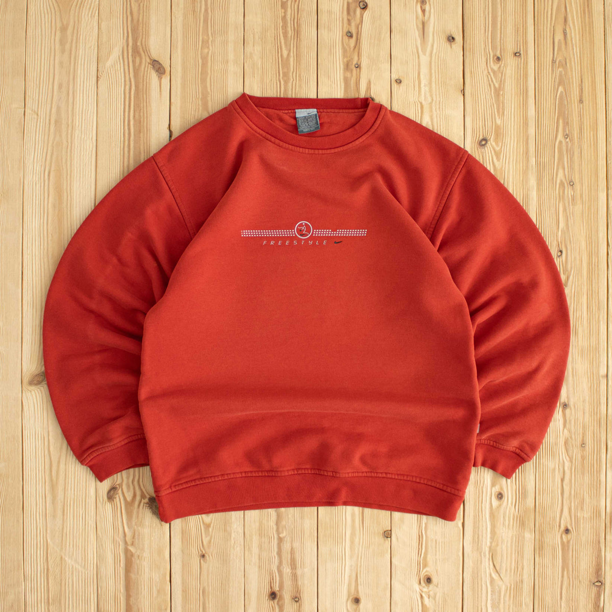 (S/M) Nike Freestyle Vintage Sweatshirt Red