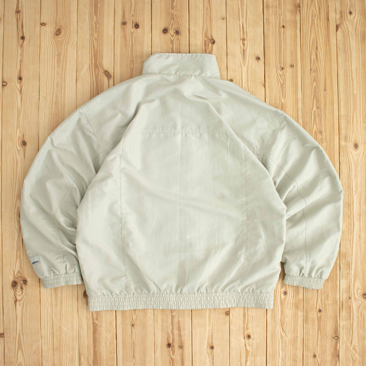 (XL) Adidas Vintage Essential Embroidered Jacket Beige