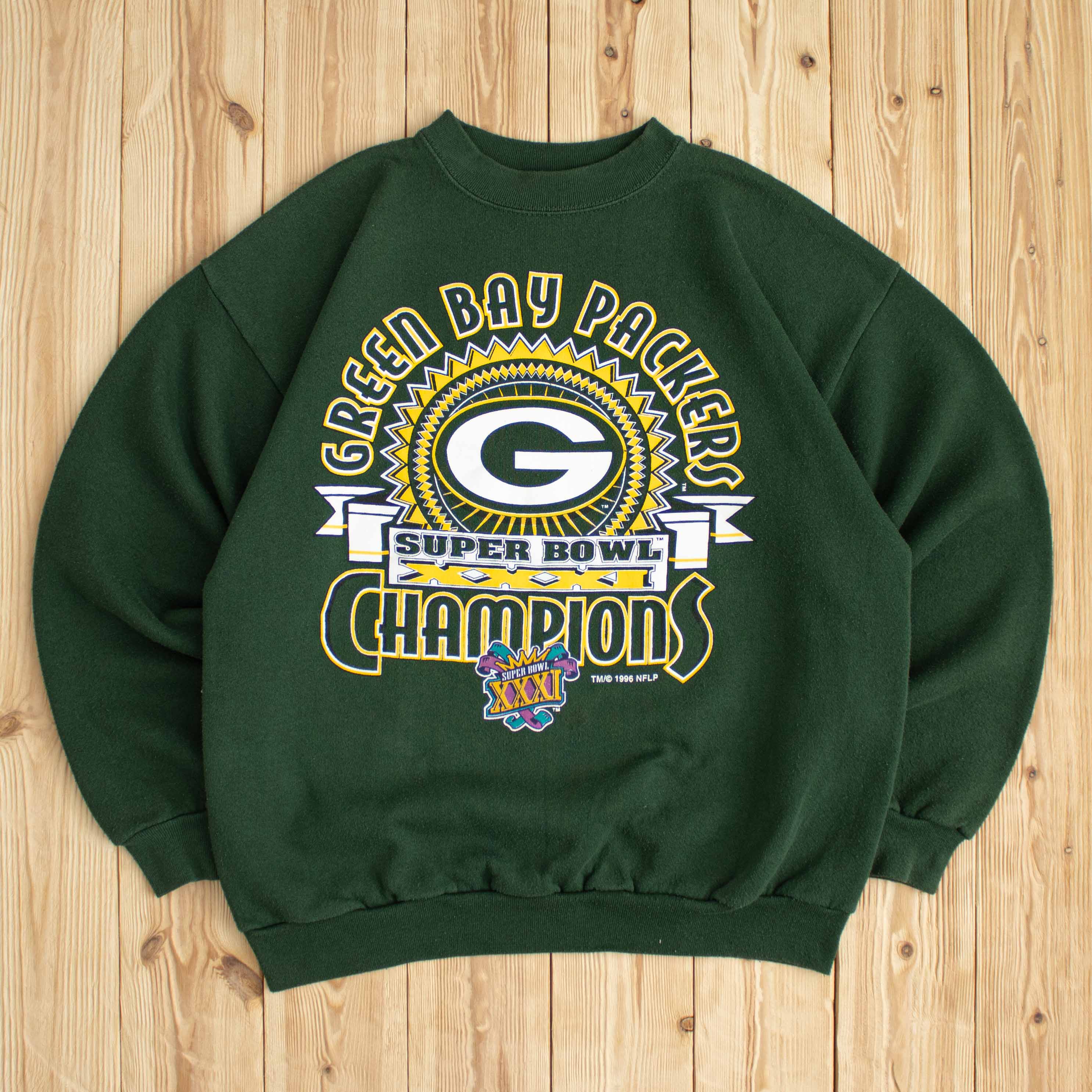 (M) 1996 Tultex Green Bay Packers Champions Sweatshirt