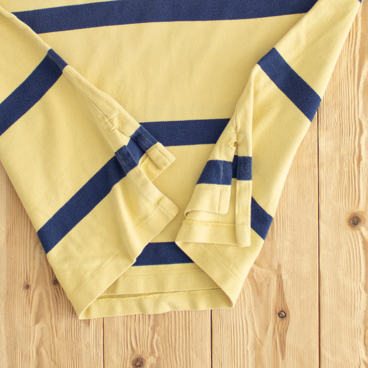 (L) Polo Ralph Lauren Vintage Embroidered Polo T-Shirt Yellow