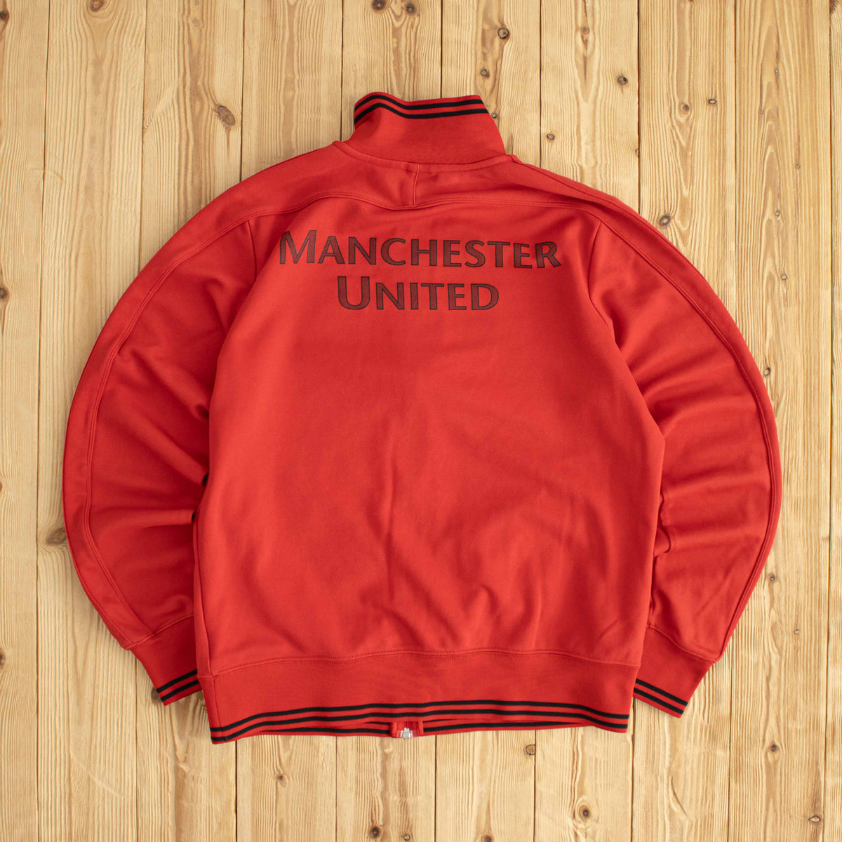 (L) Nike Manchester United Full-Zip Sweatshirt Red