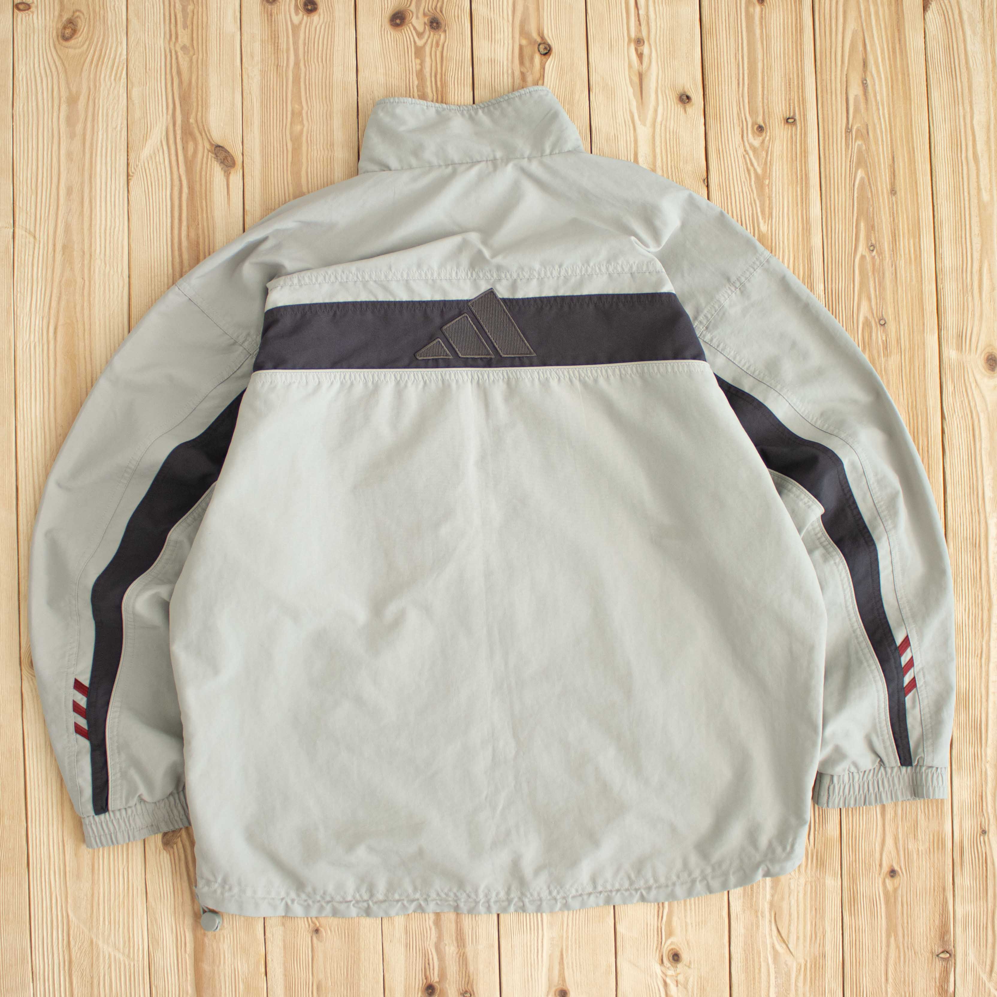 (L/XL) Vintage Adidas Logo Embroidered Jacket