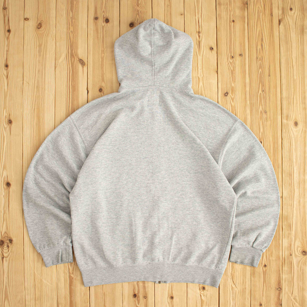 (L) Nike Vintage Essential Embroidered Full-Zip Hoodie Gray