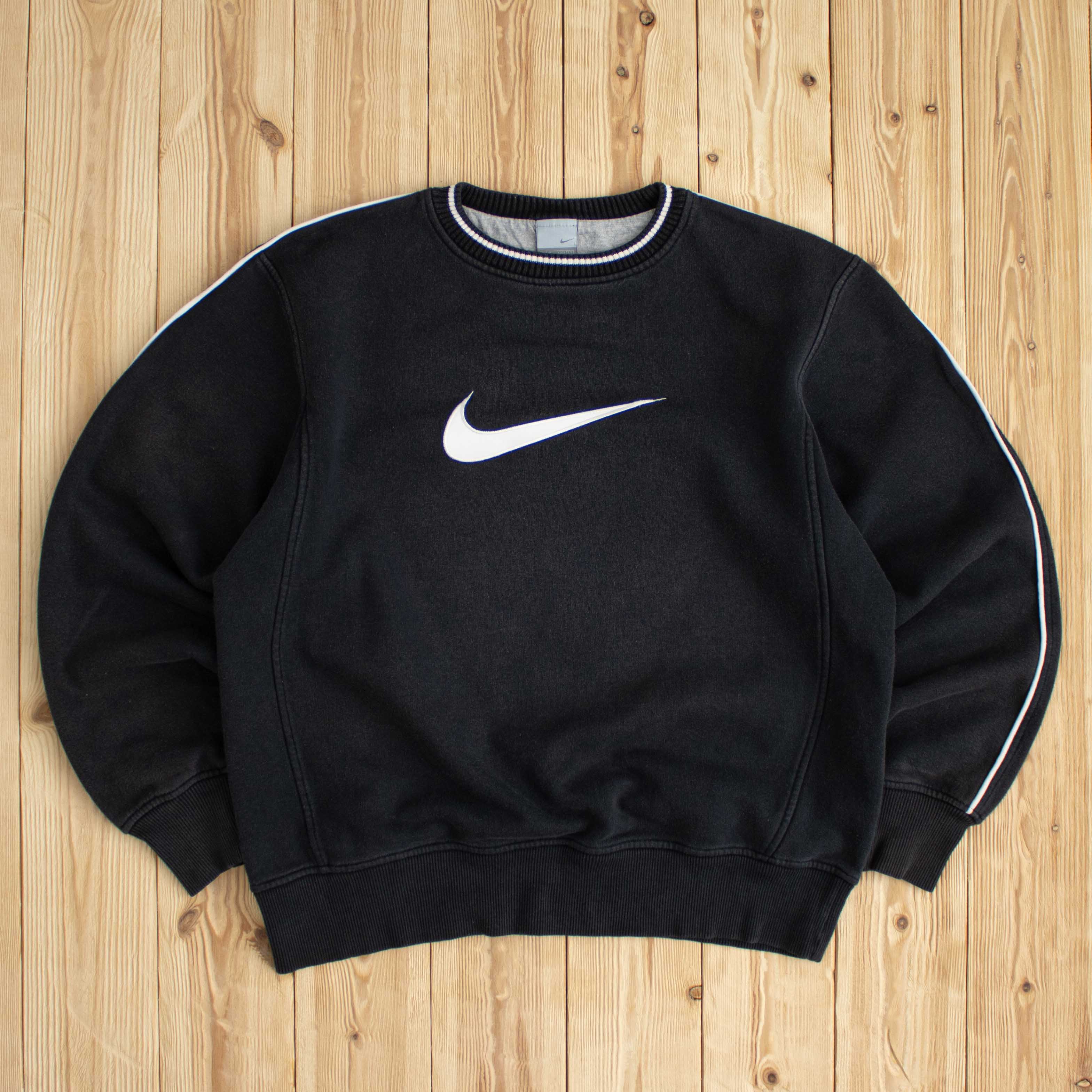 (S/M) Vintage Nike Swoosh Embroidered Sweatshirt