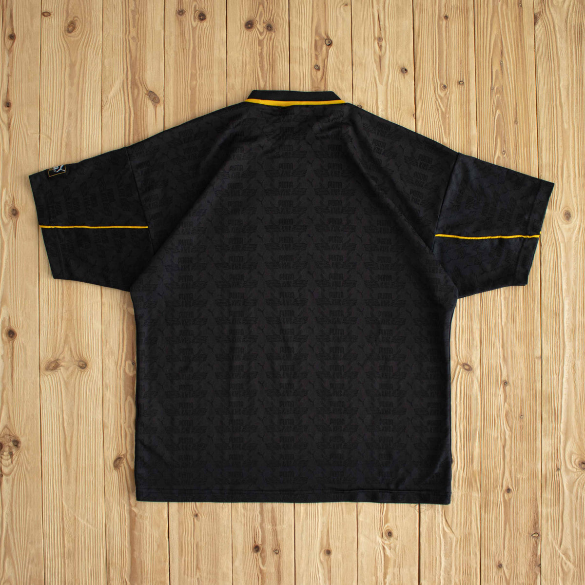 (L) Puma King Vintage Printed T-Shirt Black