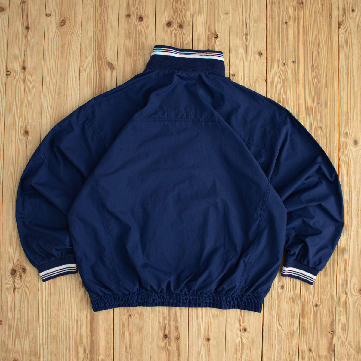 (XL) Adidas Vintage Essential Embroidered Jacket Blue