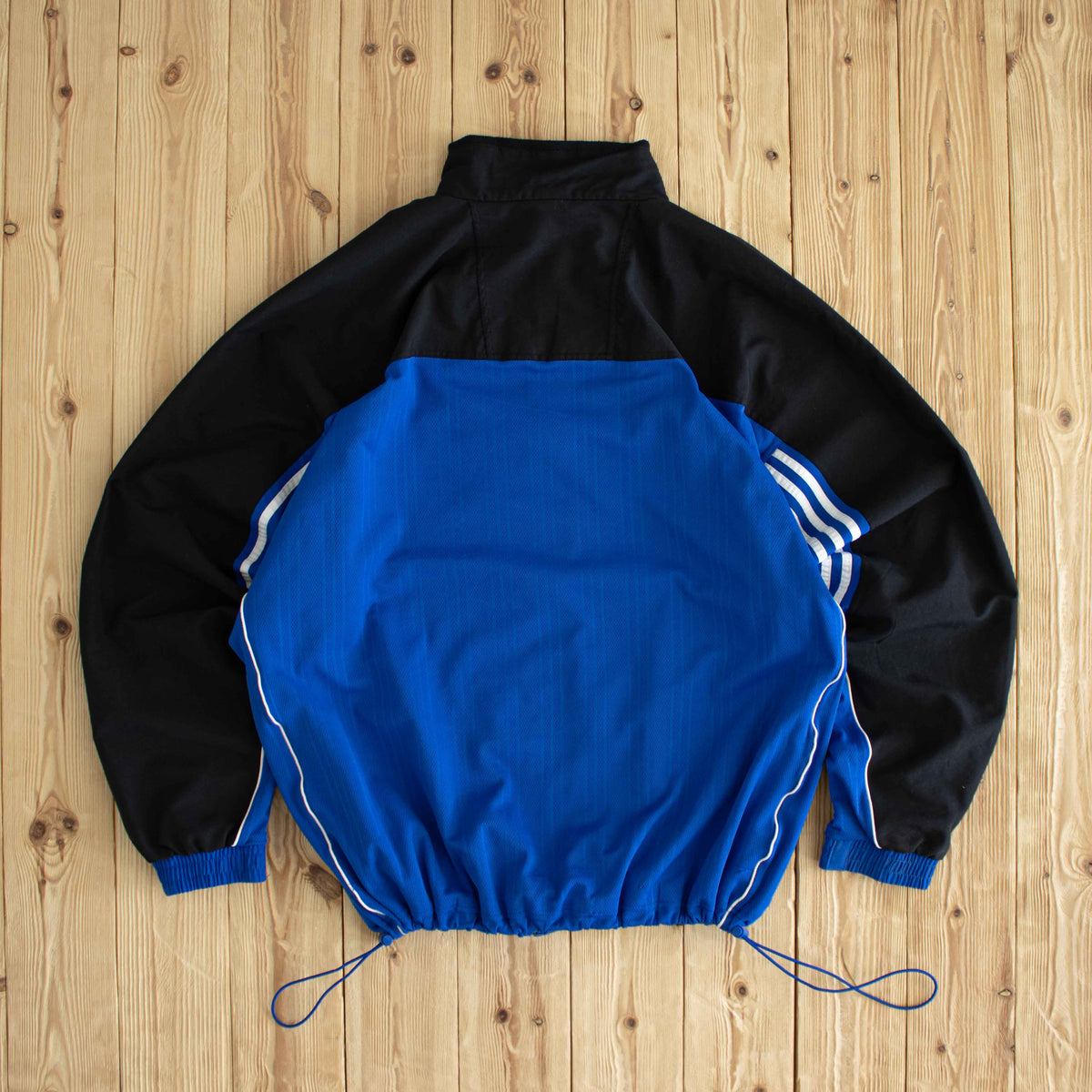 (XL) Adidas Vintage Essential Embroidered Jacket Blue