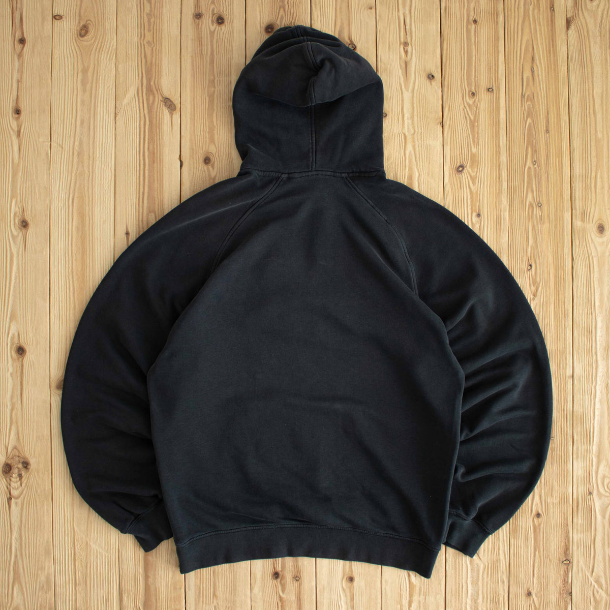 (M/L) Nike Spell Out Vintage Embroidered Hoodie Black