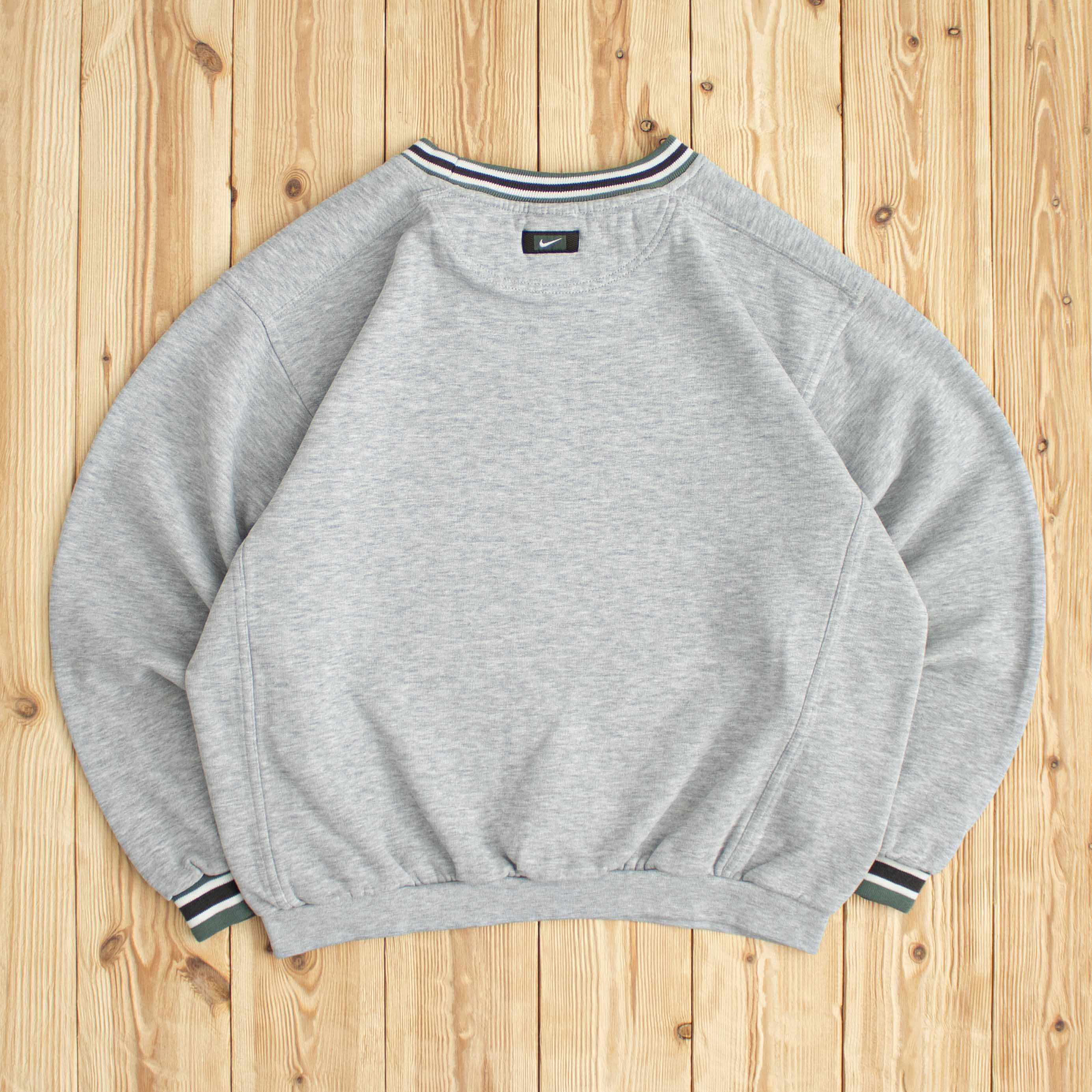 (S/M) Vintage Nike Swoosh Embroidered Sweatshirt