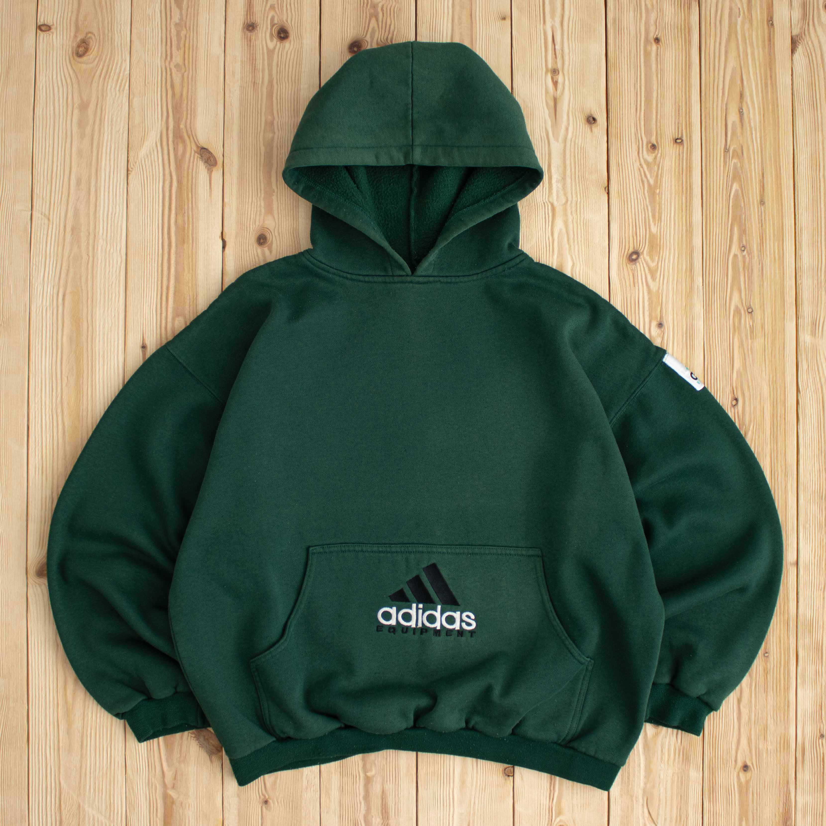 (M) Vintage Adidas Equipment Embroidered Hoodie