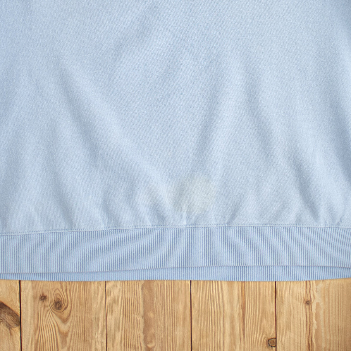(M/L) Adidas Vintage Essential Embroidered Sweatshirt Blue