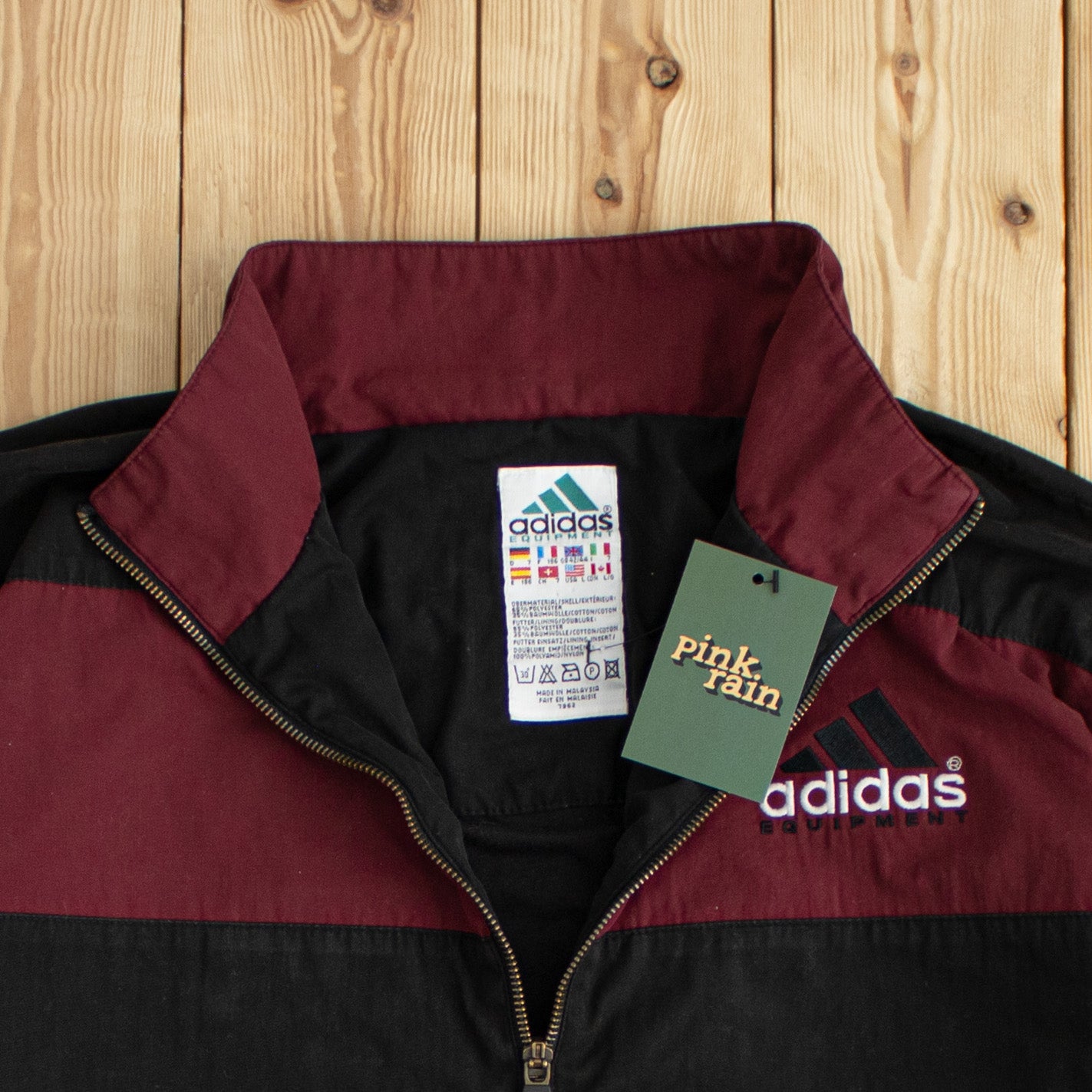 (M/L) Vintage Adidas Equipment Embroidered Jacket