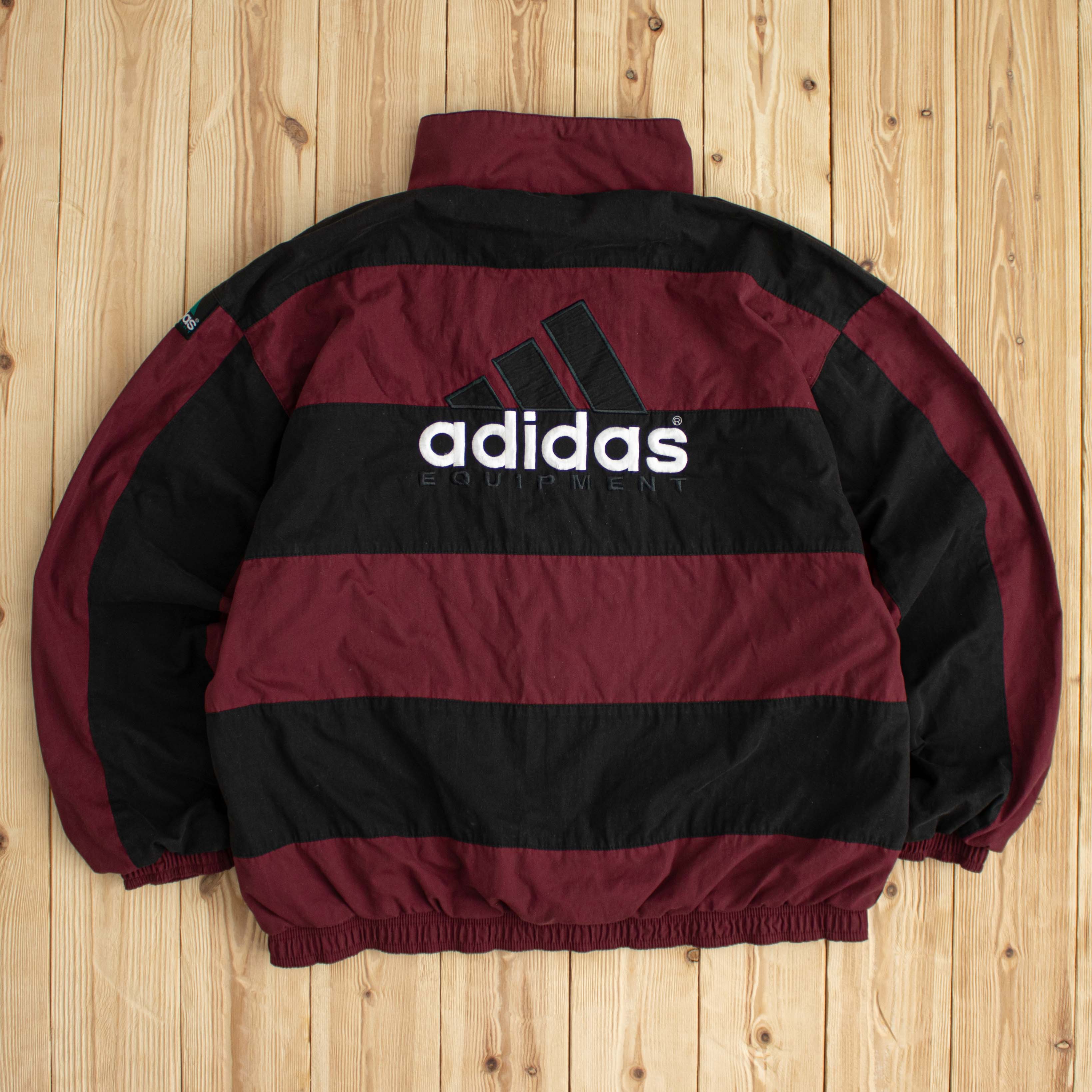 (M/L) Vintage Adidas Equipment Embroidered Jacket