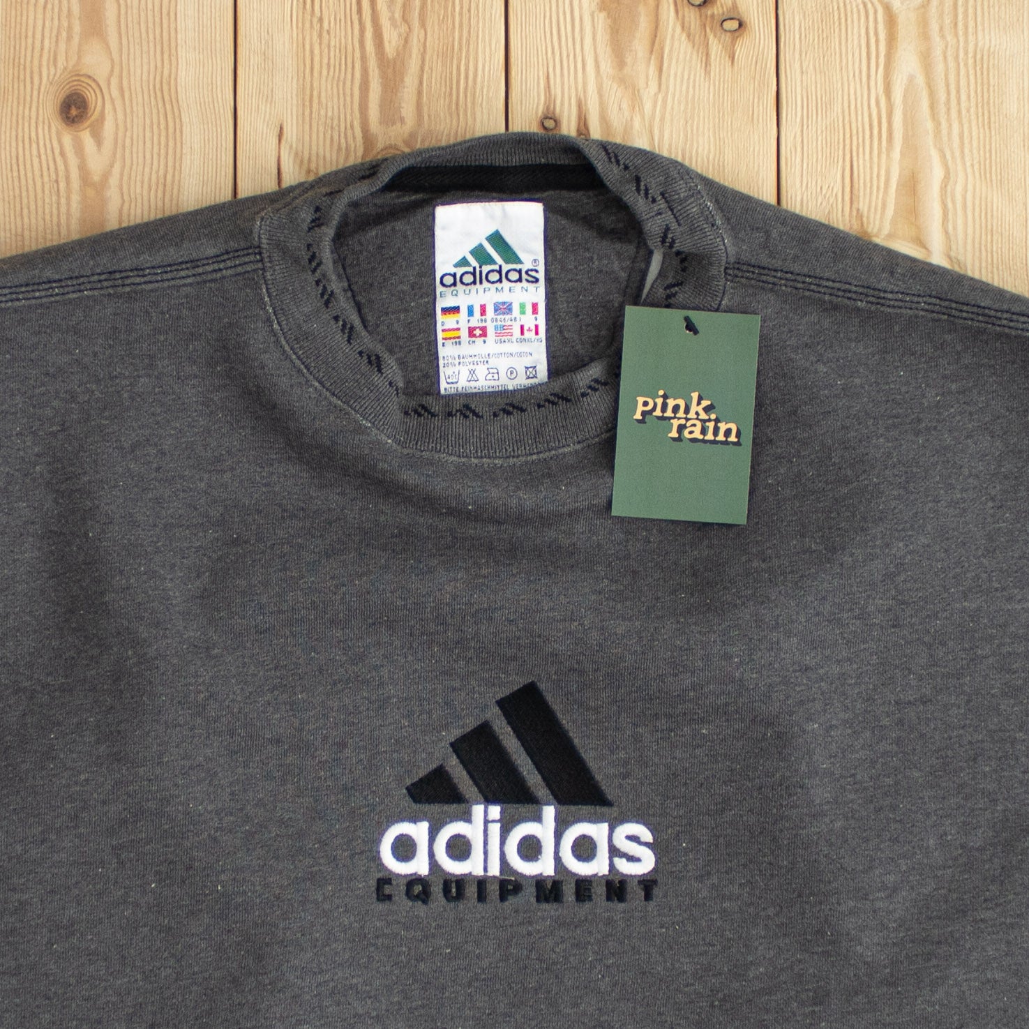 (XL) Vintage Adidas Equipment Embroidered Sweatshirt