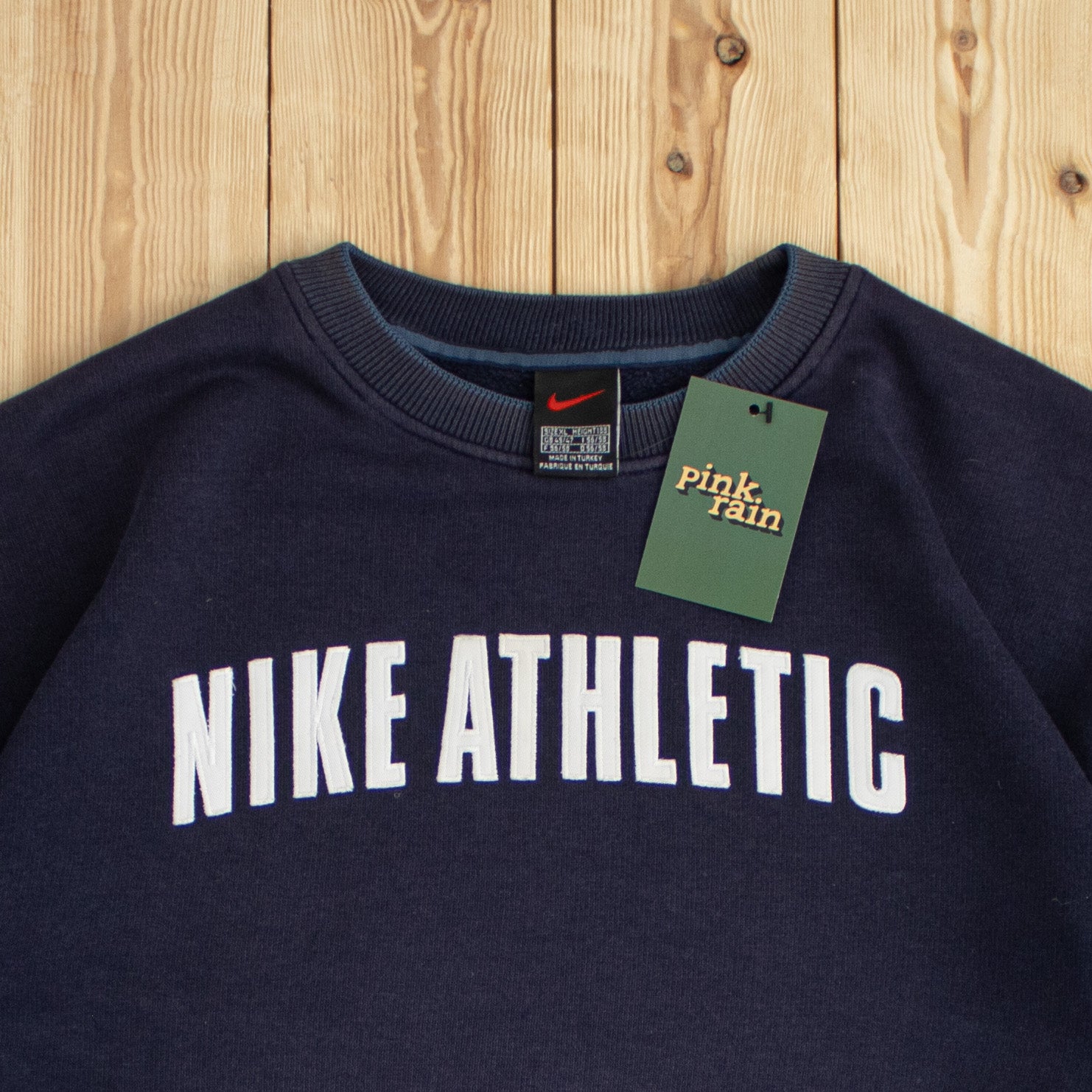 (L/XL) Vintage Nike Athletic Embroidered Sweatshirt