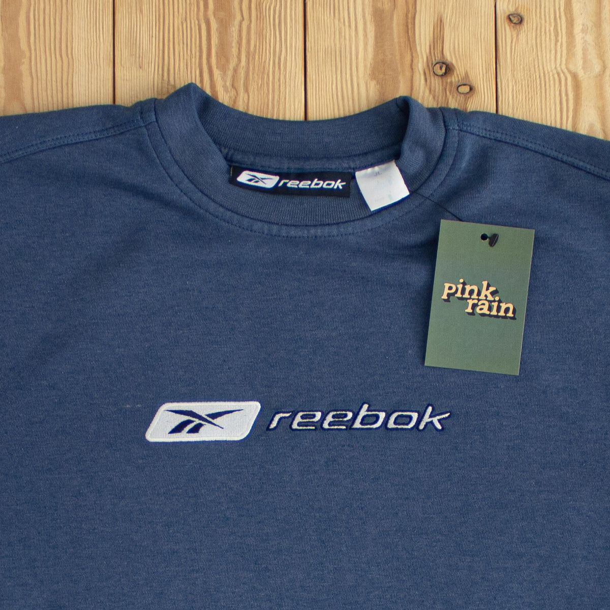 (S) Reebok Vintage Embroidered Sweatshirt Blue