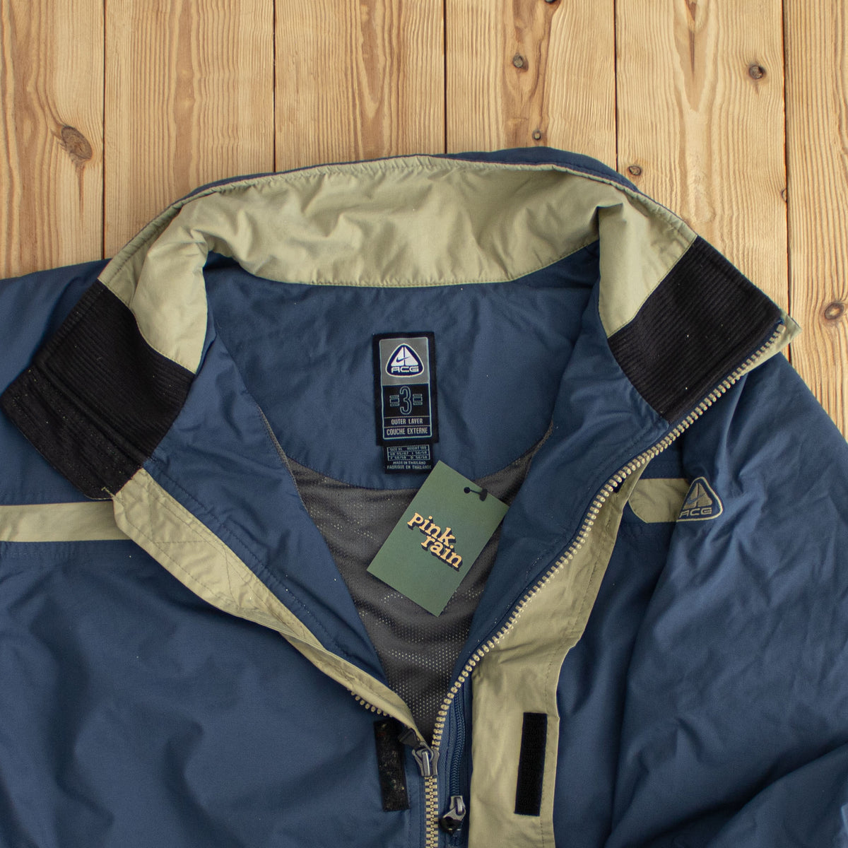(L/XL) Nike ACG Storm-Fit Vintage Embroidered Jacket Blue