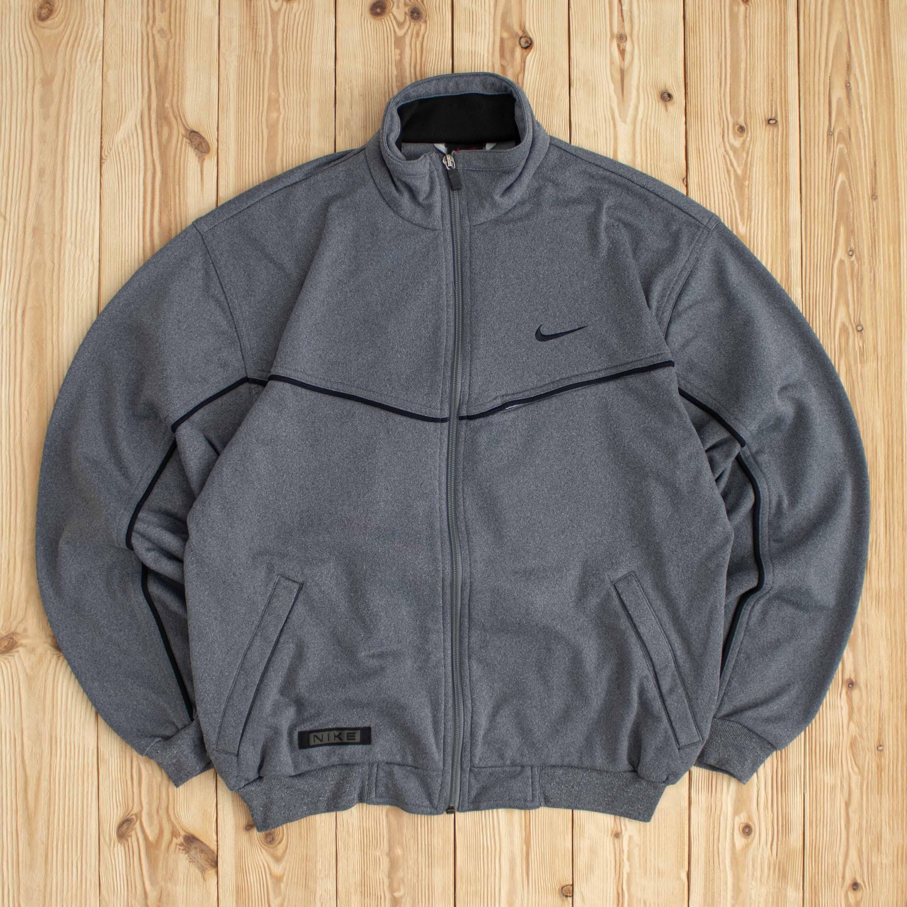 (S) Vintage Nike Essential Embroidered Full-Zip Sweatshirt
