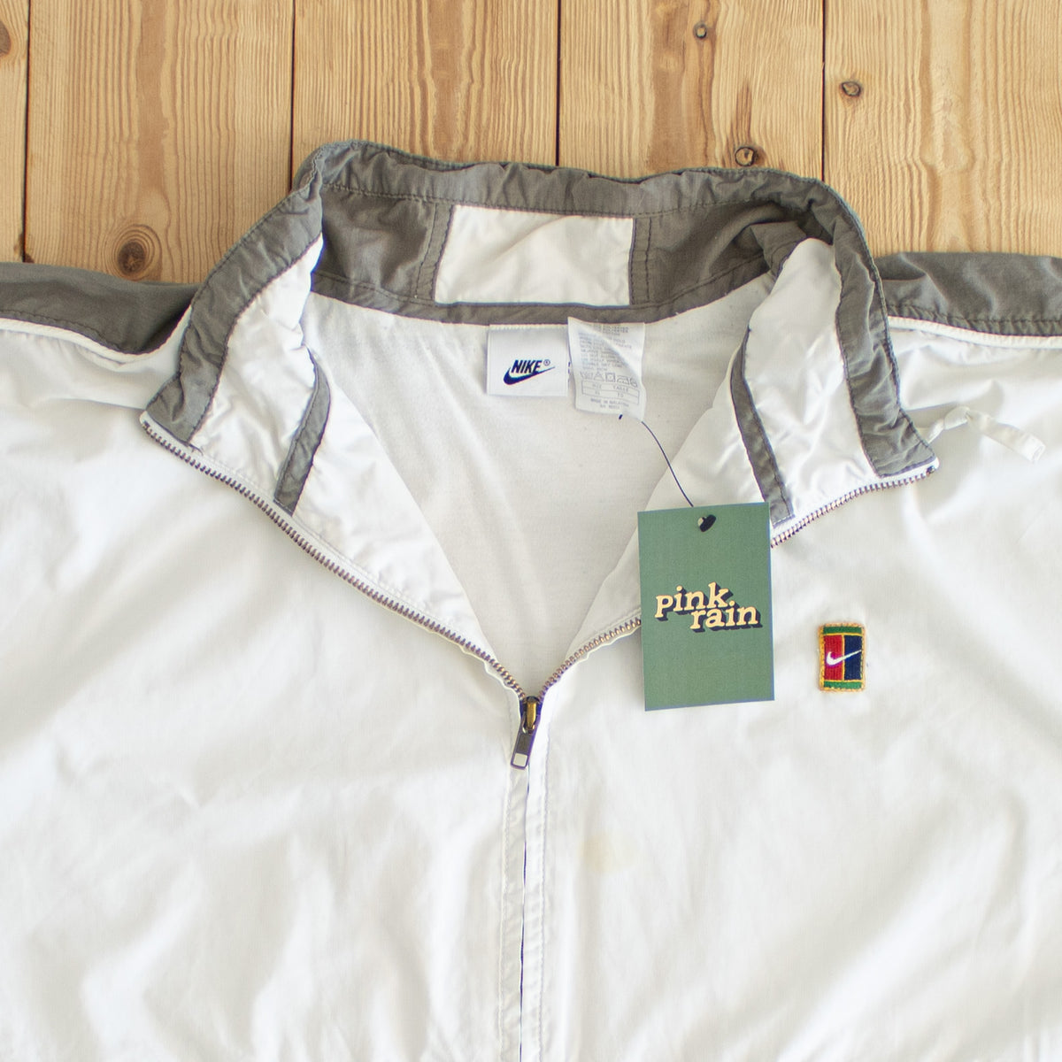(XL) Nike Vintage Embroidered Jacket White