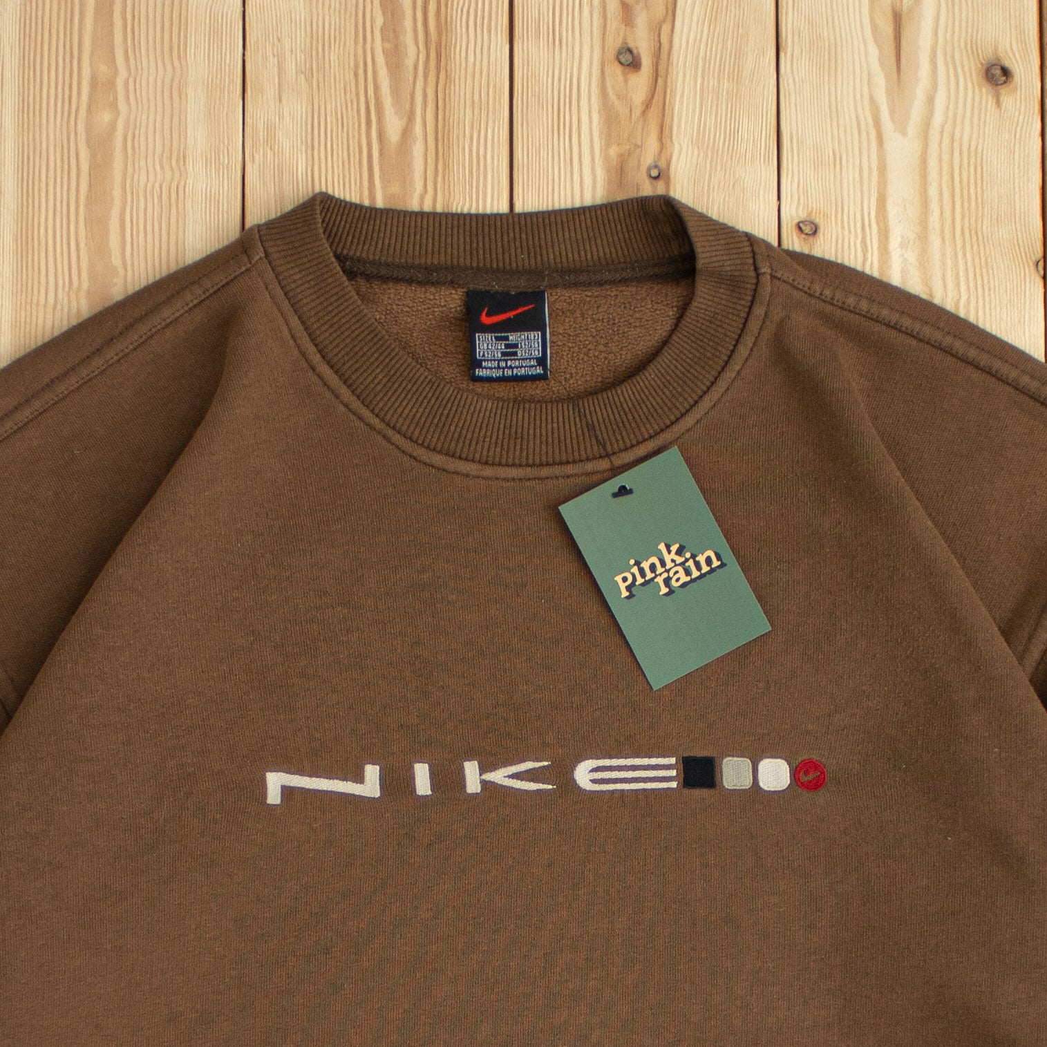 (M) Vintage Nike Spell Out Embroidered Sweatshirt