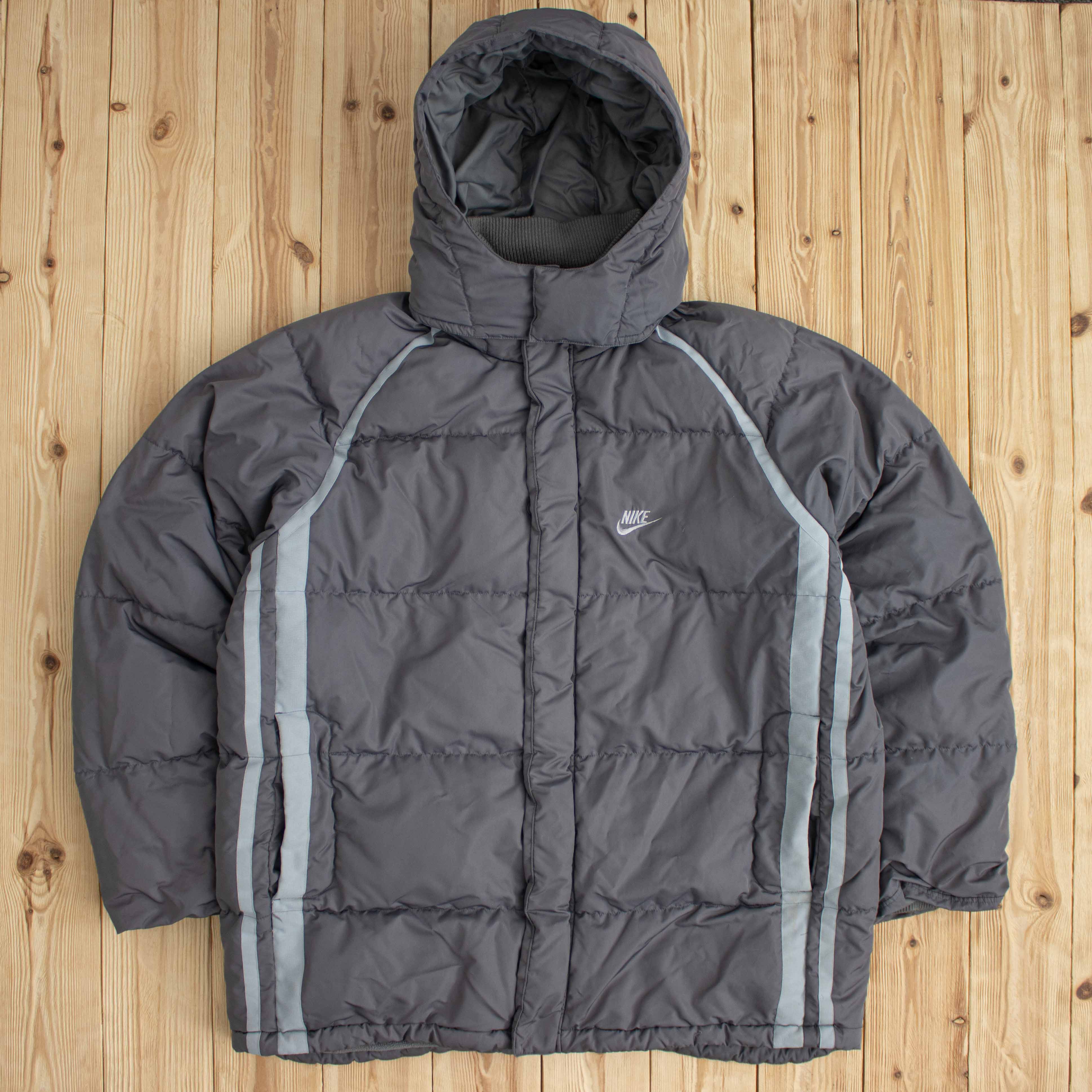 (XL) Vintage Nike Essential Embroidered Puffer Jacket