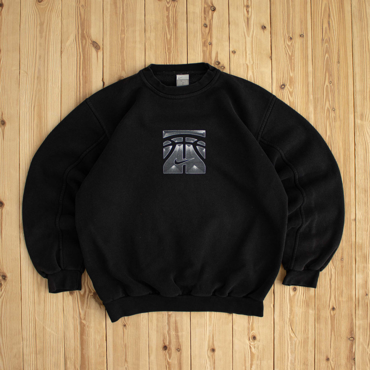 (M) Nike Basketball Vintage Sweatshirt Black