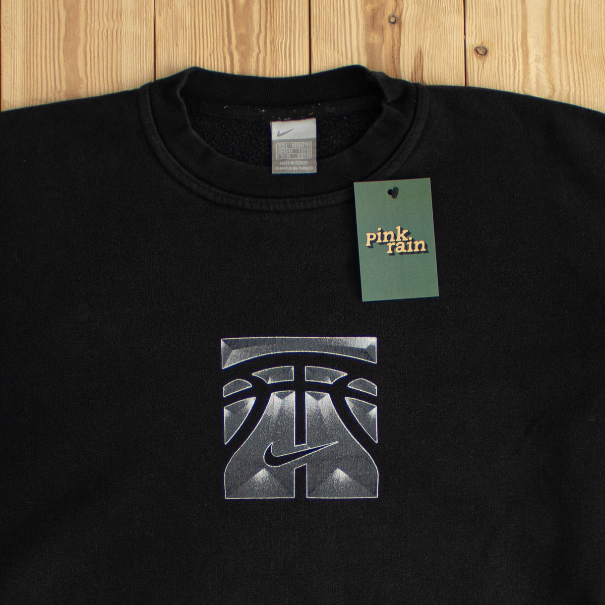 (M) Nike Basketball Vintage Sweatshirt Black