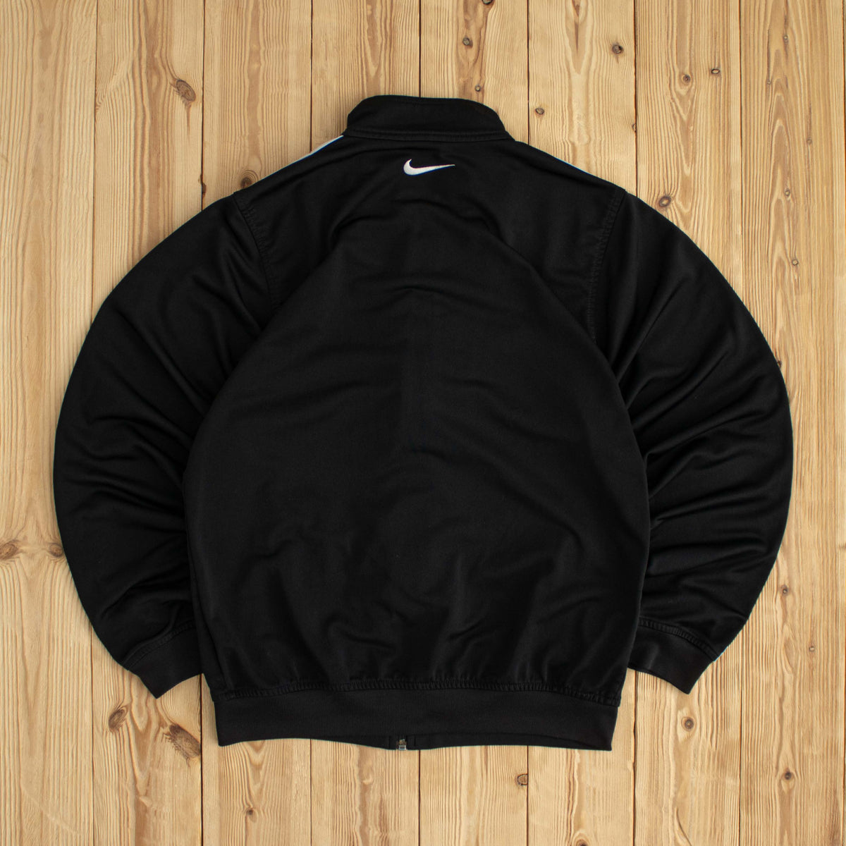(S) Nike Vintage Essential Embroidered Full-Zip Sweatshirt Black