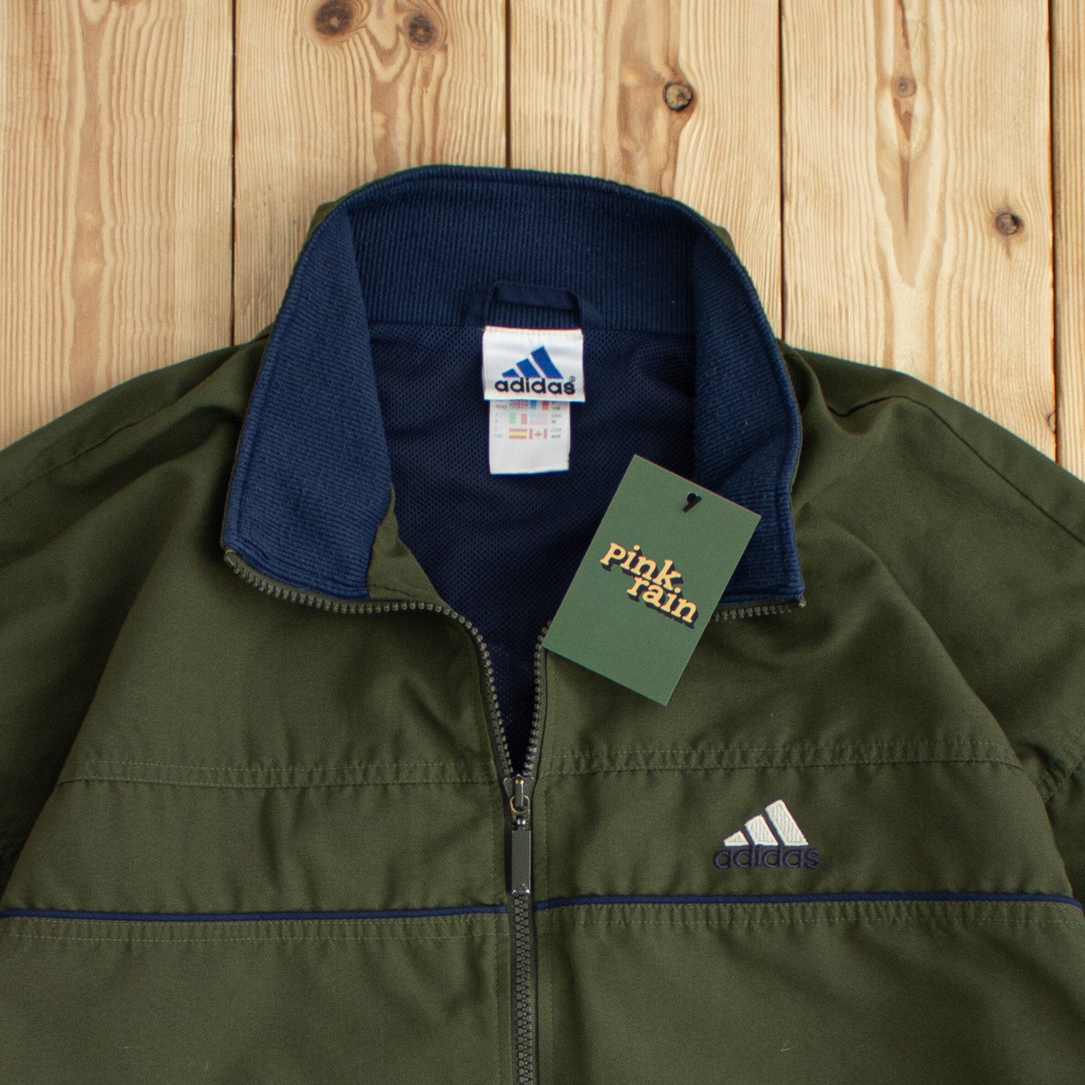 (L) Vintage Adidas Embroidered Jacket