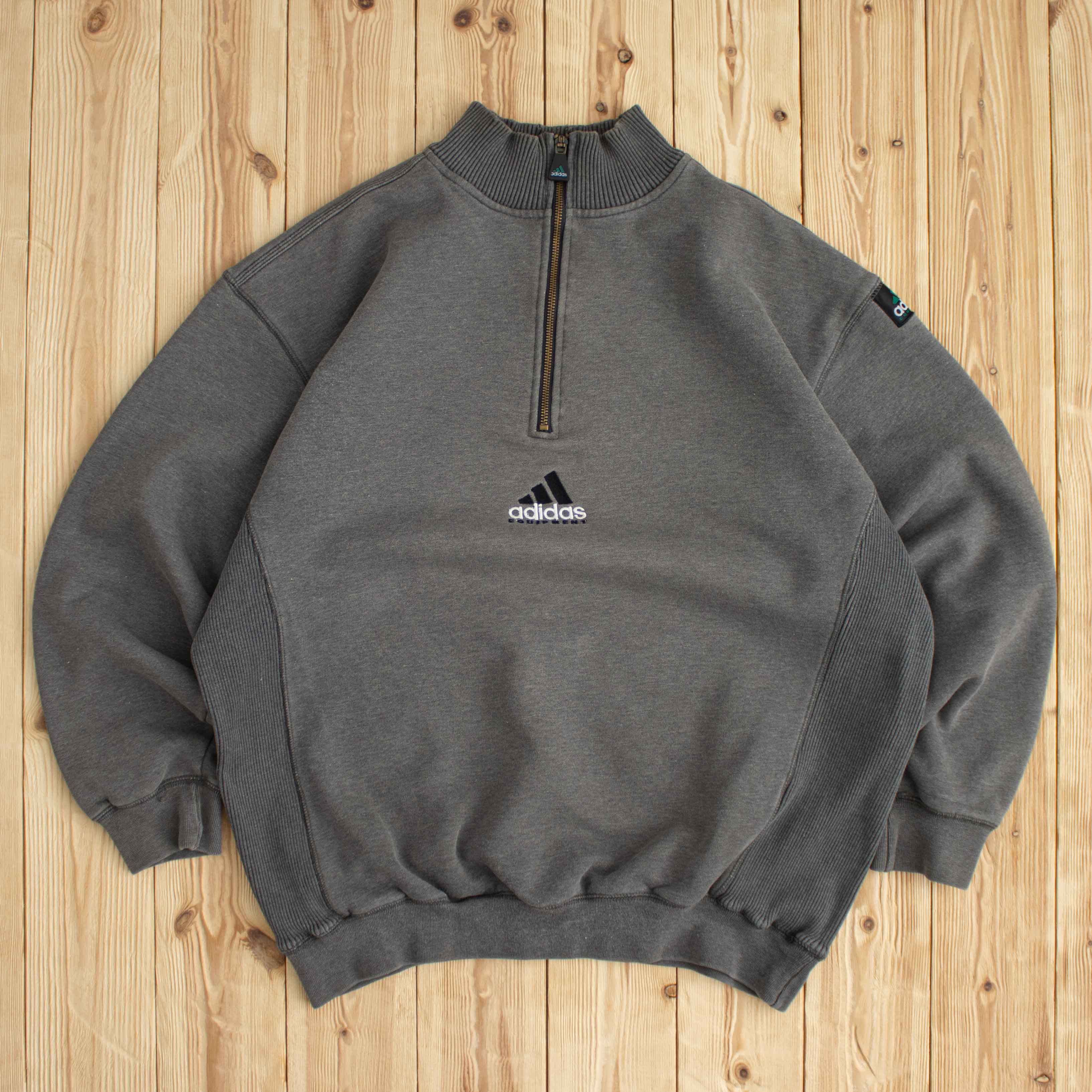 (XL) Vintage Adidas Equipment Embroidered Quarter-Zip