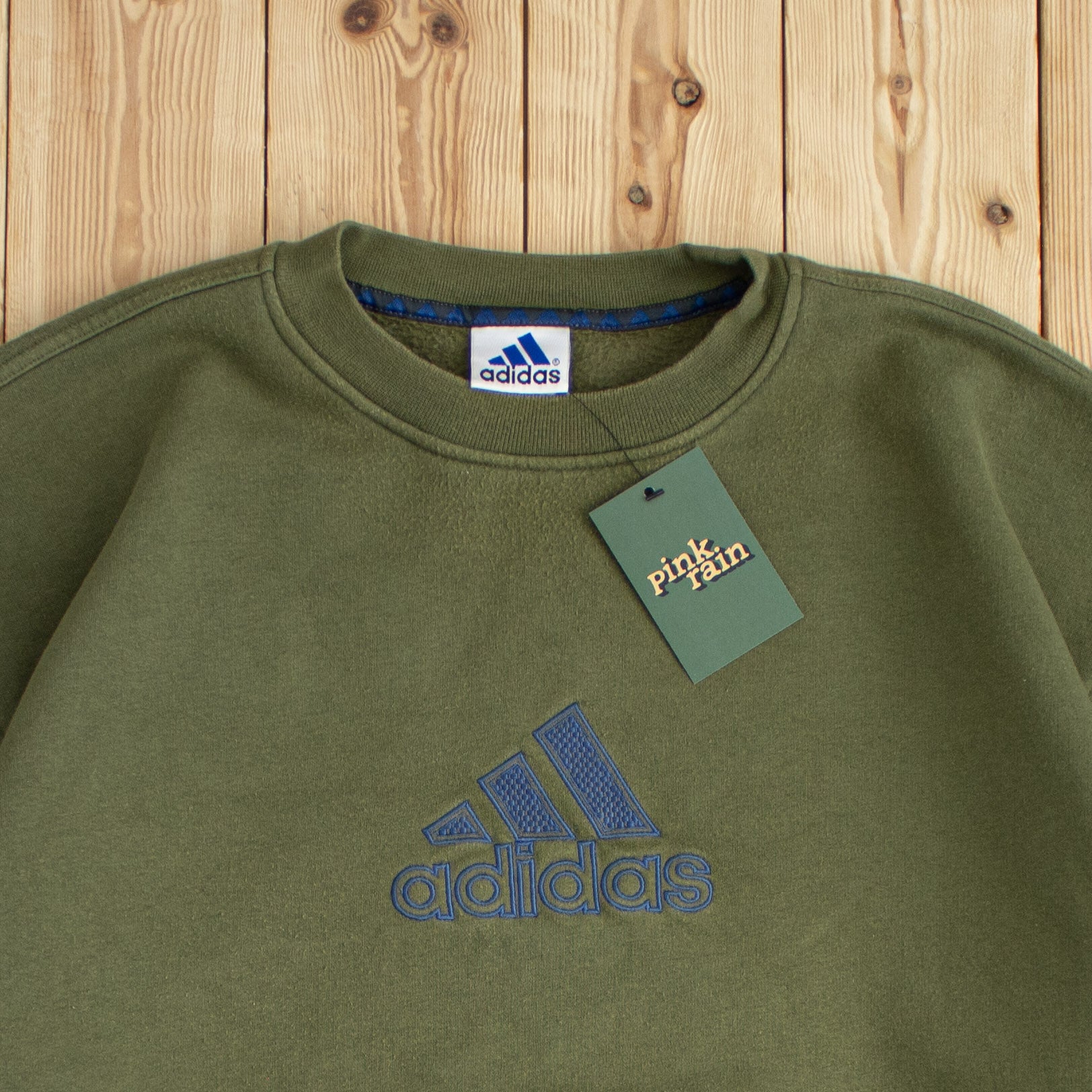 (L) Vintage Adidas Logo Embroidered Sweatshirt