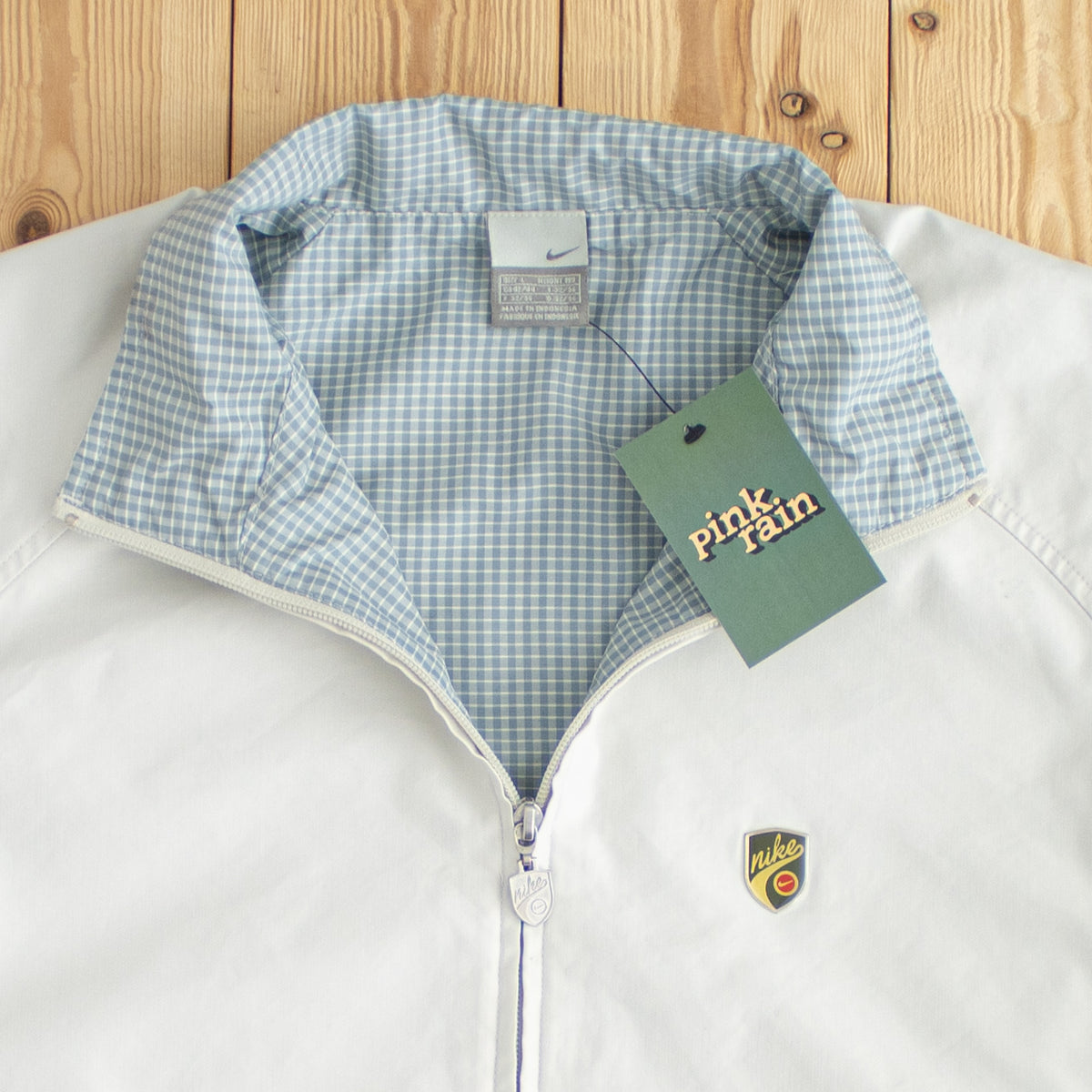 (L) Nike Vintage Embroidered Jacket Gray