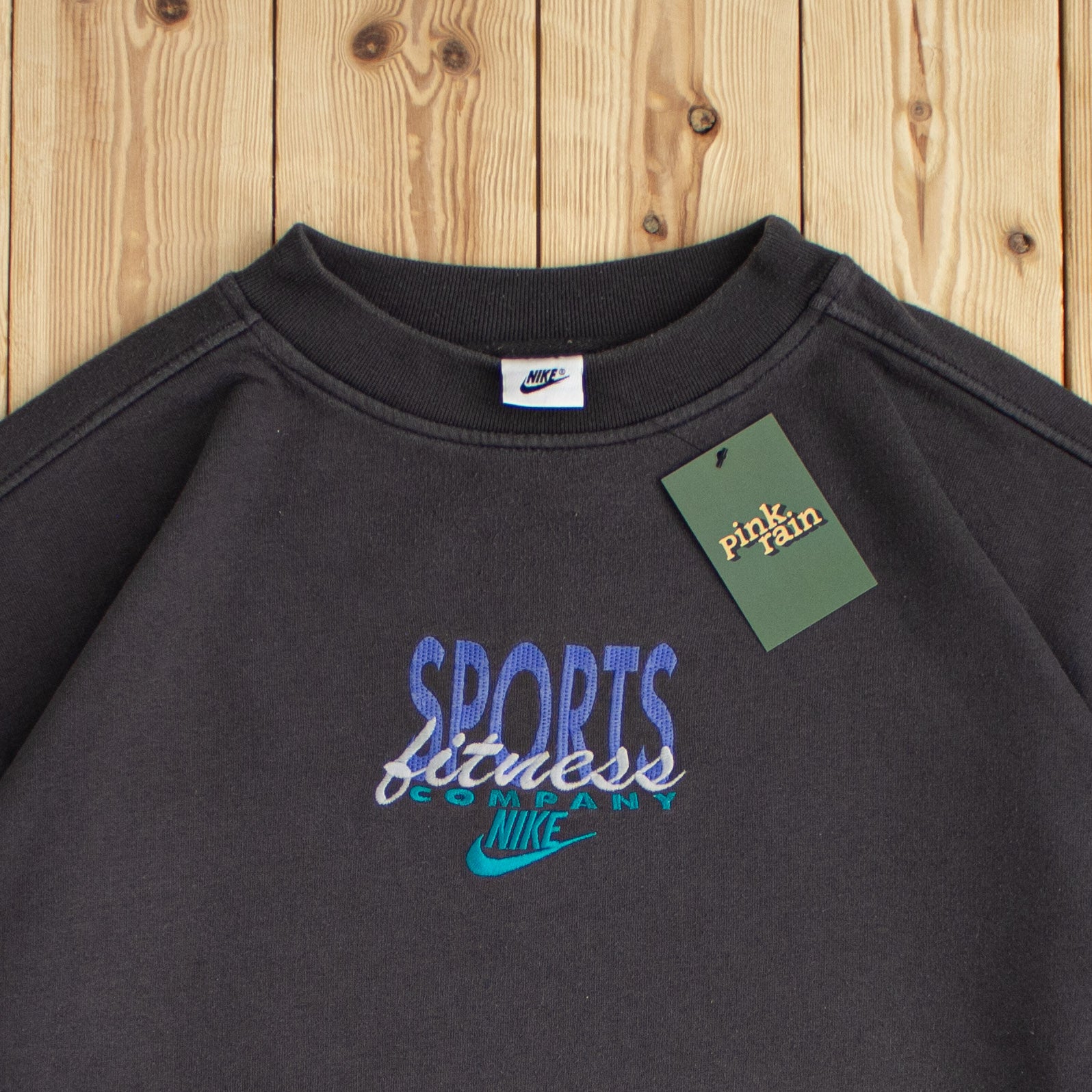 (XL) Vintage Nike Sports Fitness Company Embroidered Sweatshirt