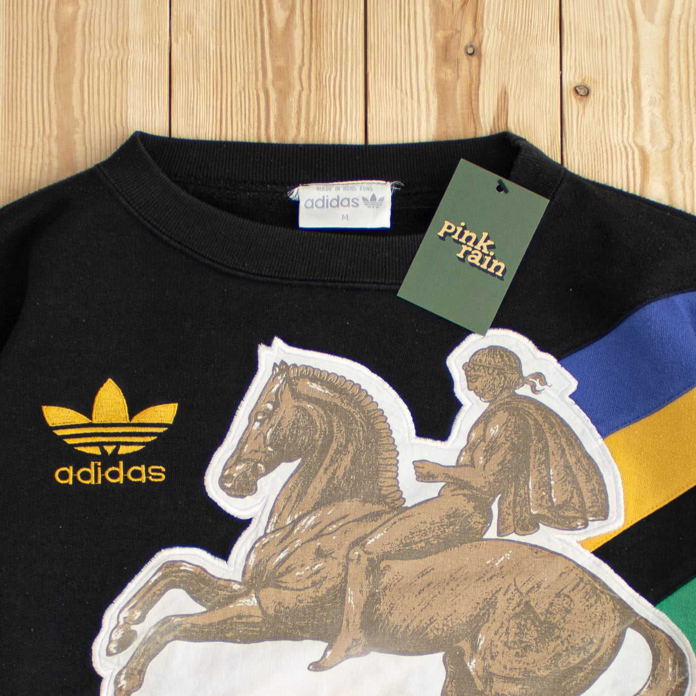 (M) 1952 Adidas Olympics Helsinki Embroidered Sweatshirt